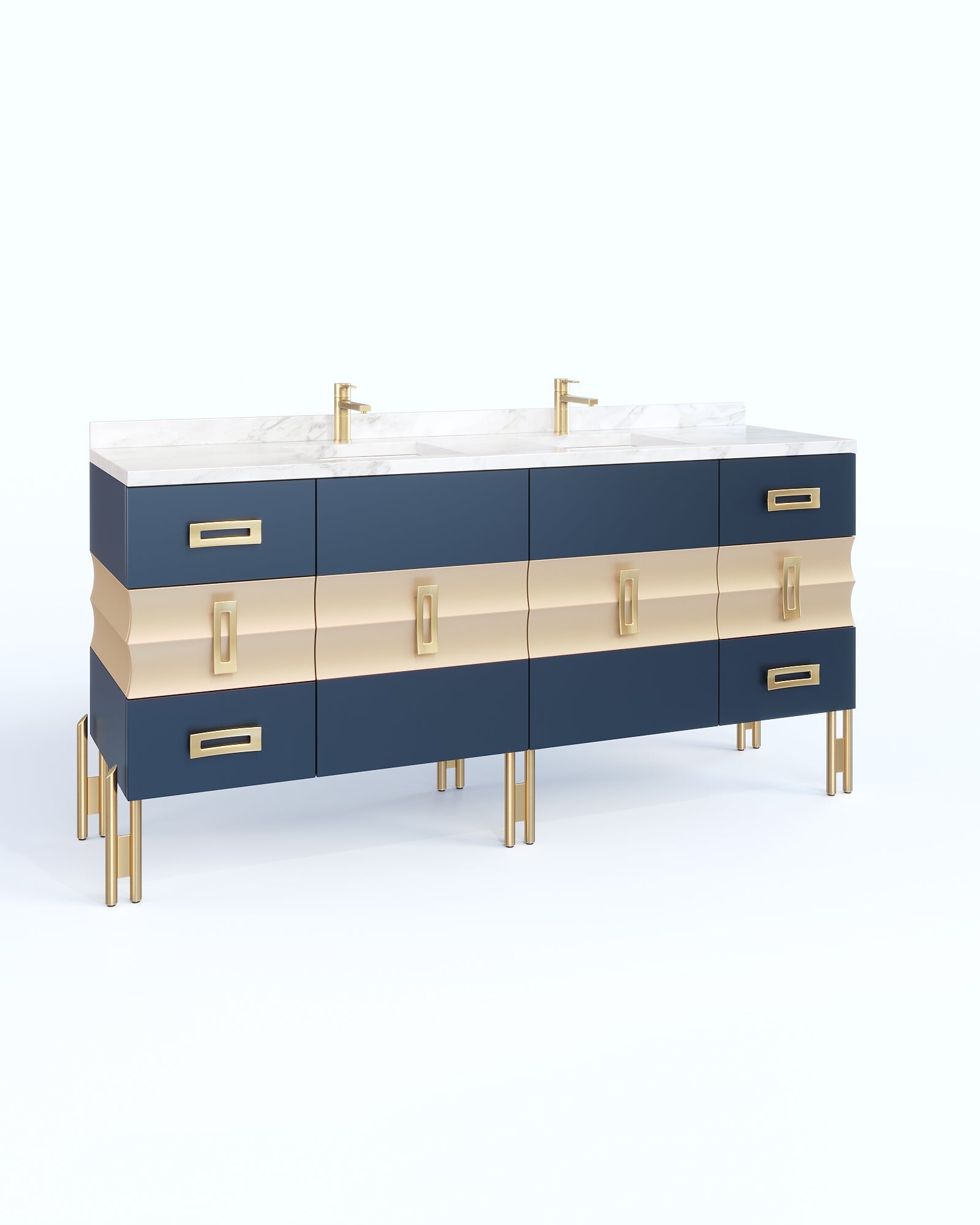 Raffles White 48 Inch