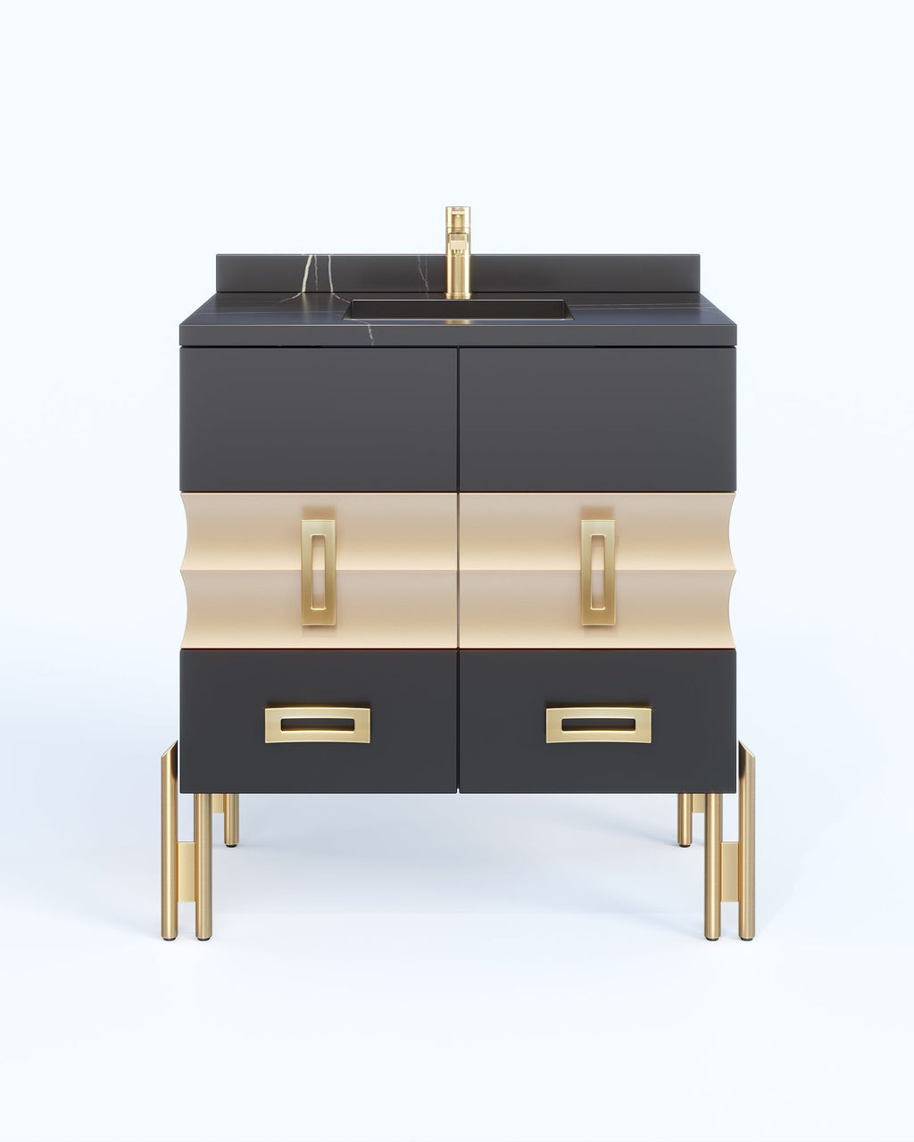 Raffles Walnut 64 Inch