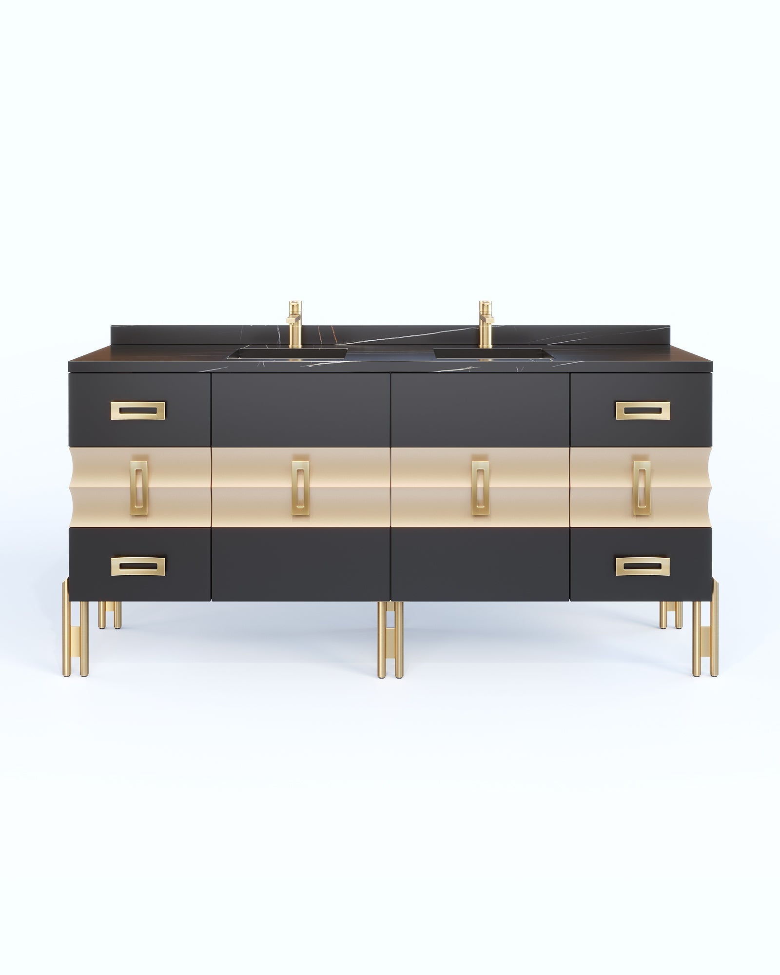 Raffles White 64 Inch