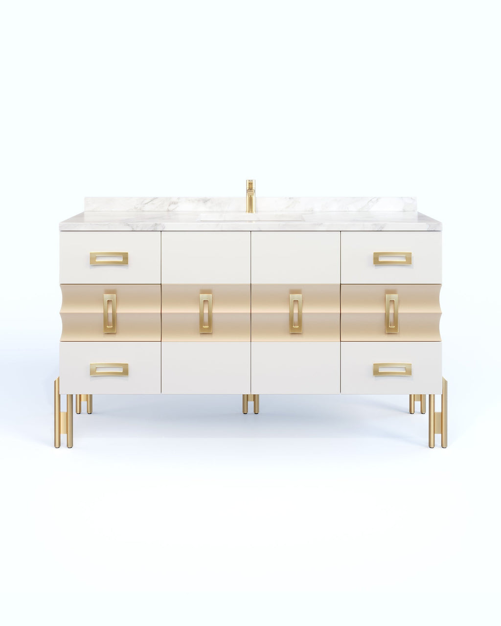 Raffles White 57 Inch