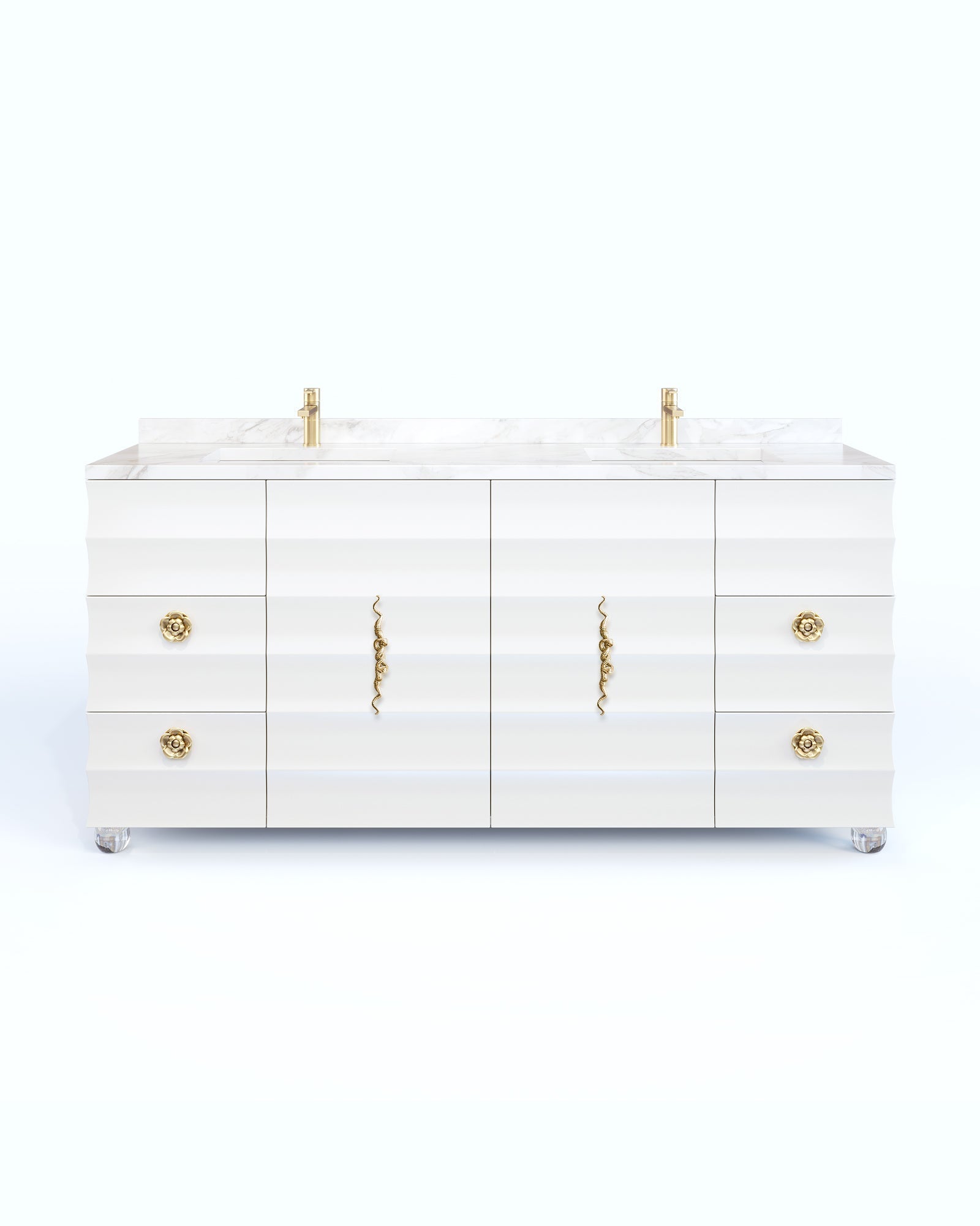 Savoy White 72 Inch