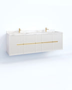 Soho White 63 Inch