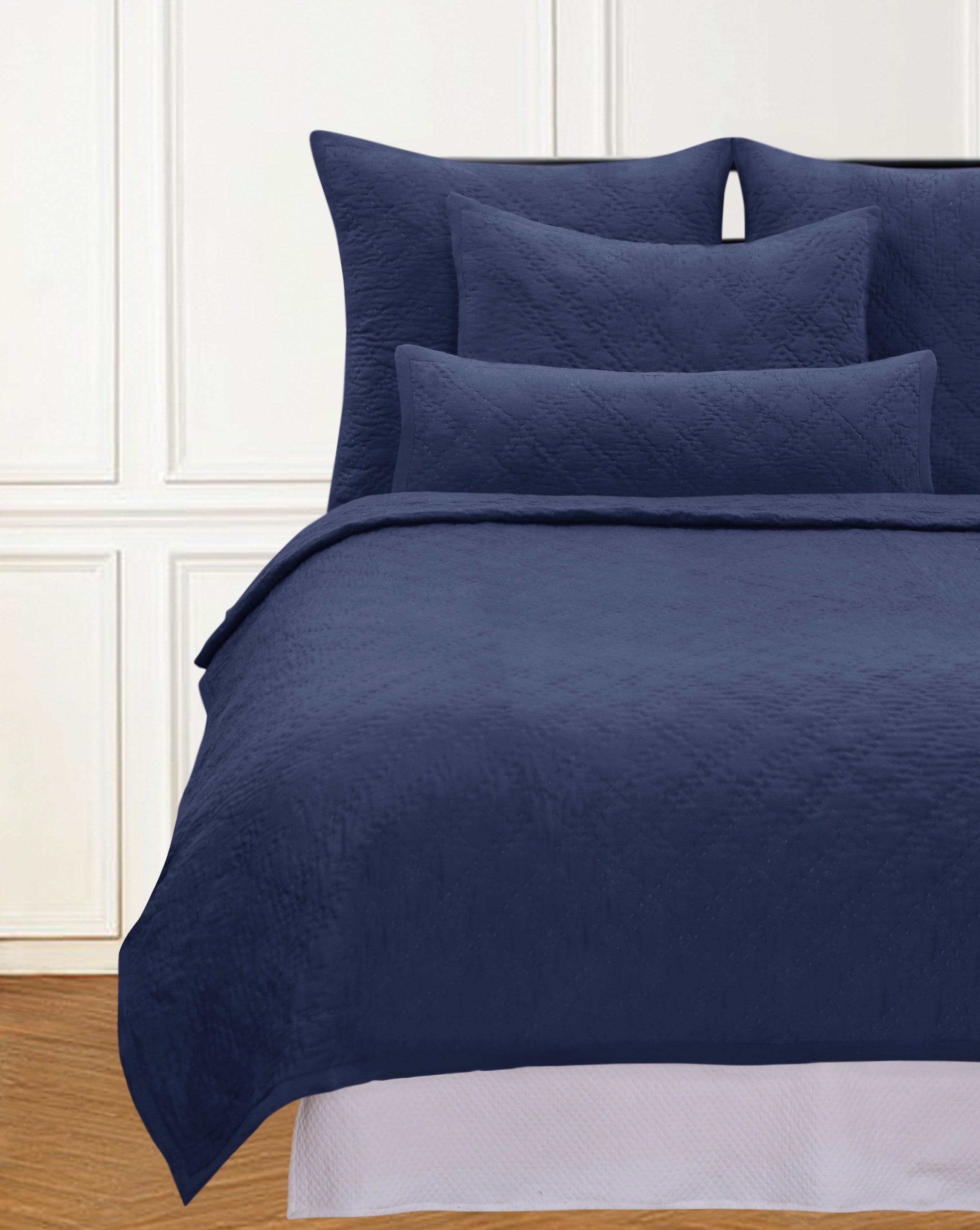 ZOE KING QUILT INDIGO