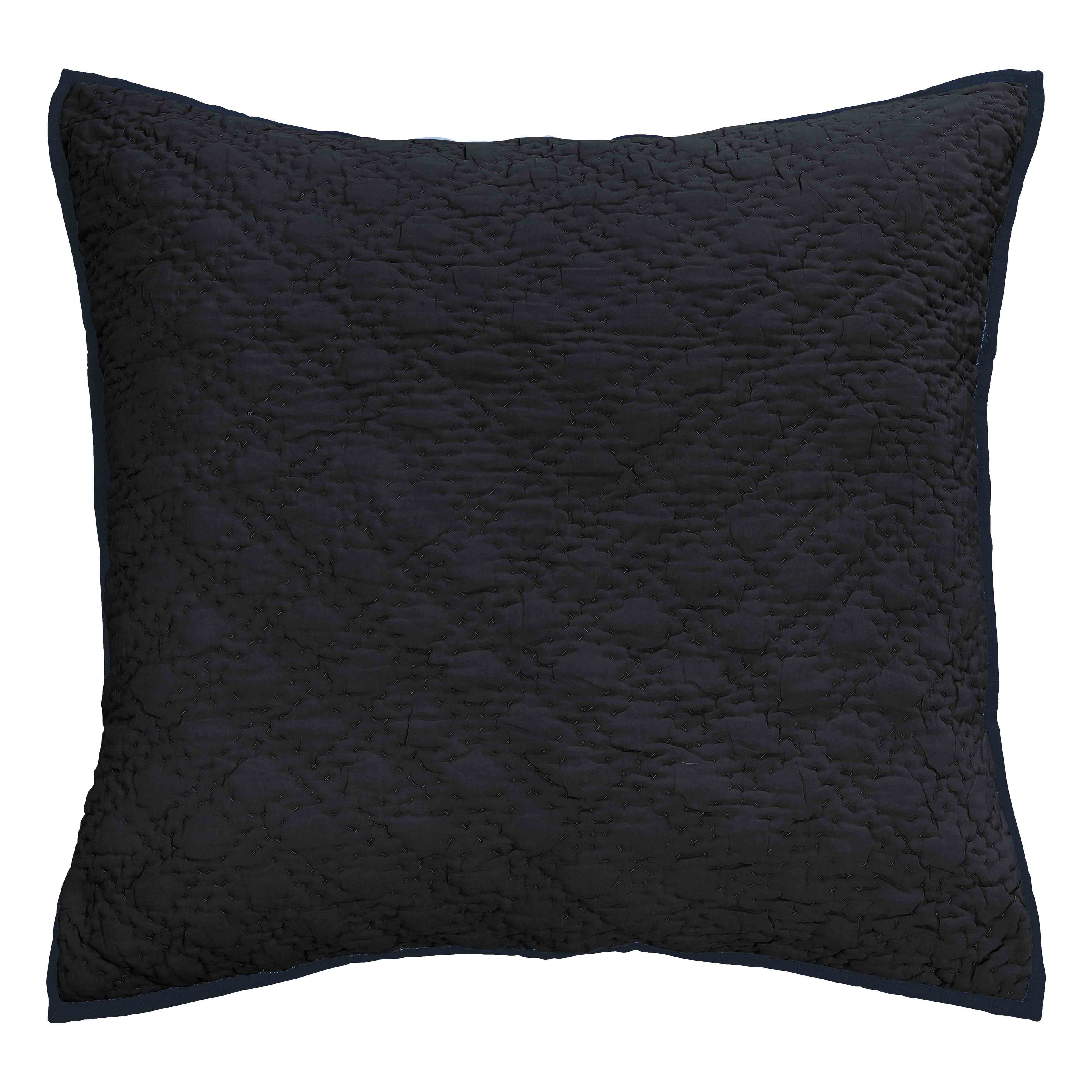 ZOE EURO SHAM BLACK