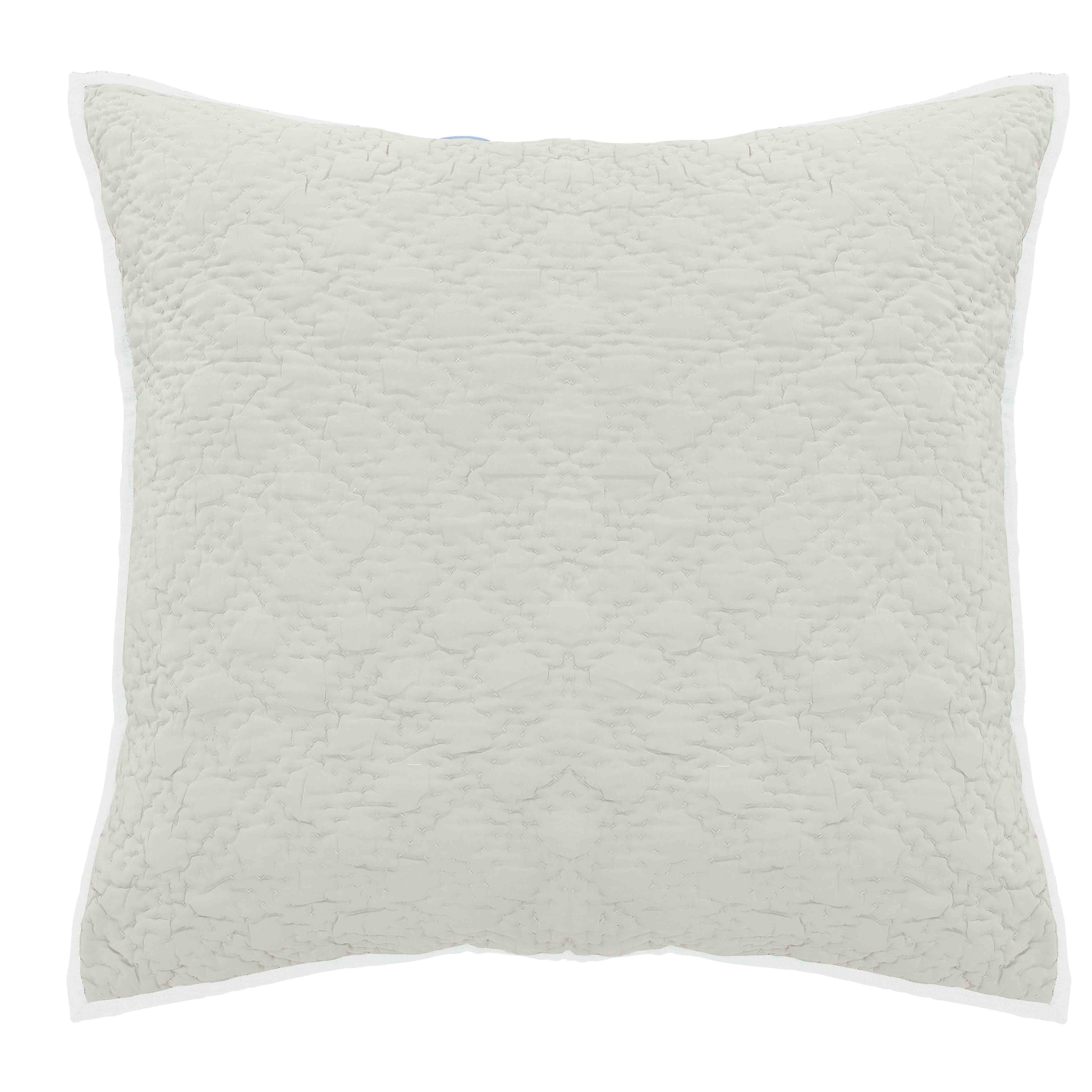 ZOE EURO SHAM SOFT SILVER