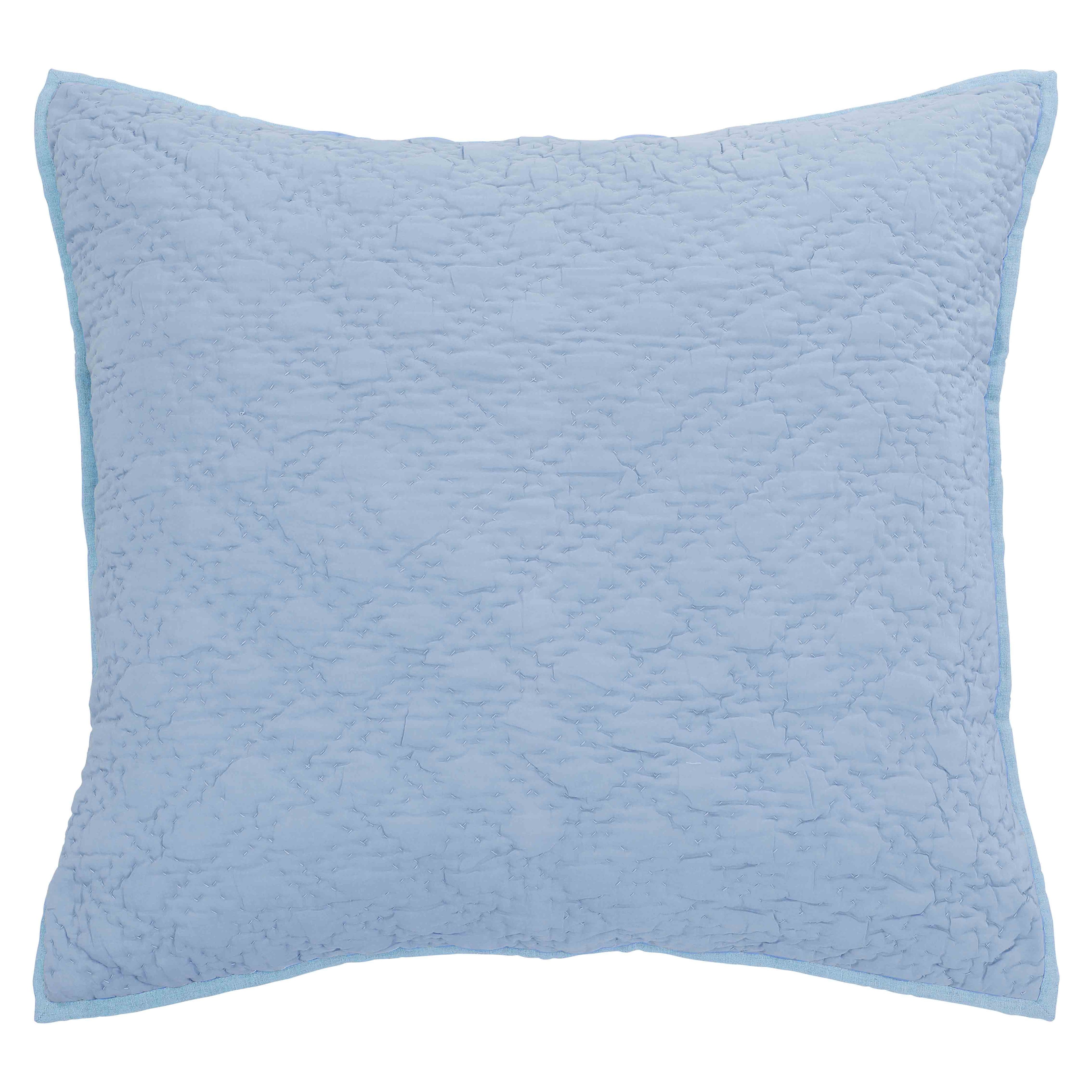 ZOE EURO SHAM OCEAN BLUE