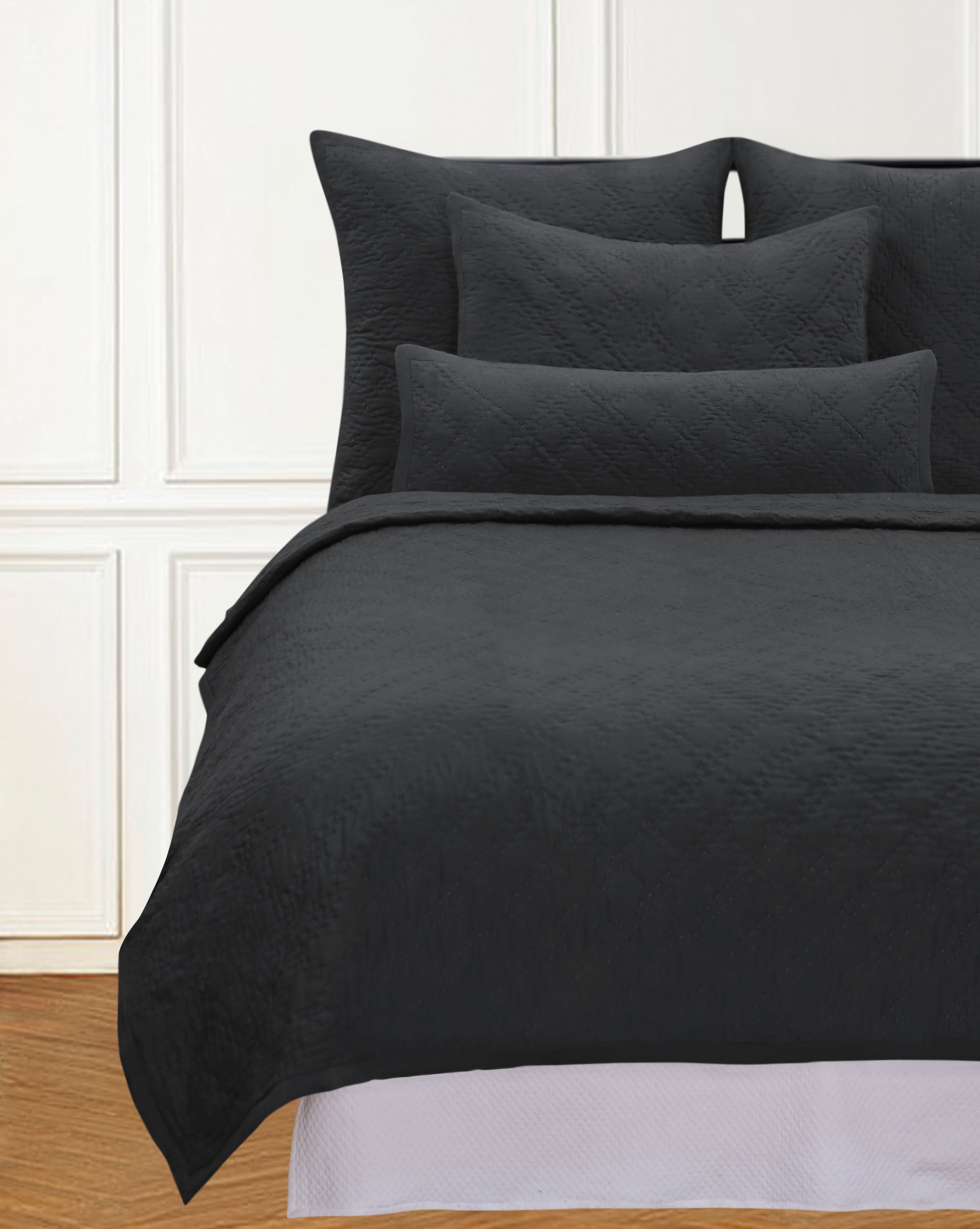 ZOE TWIN QUILT BLACK