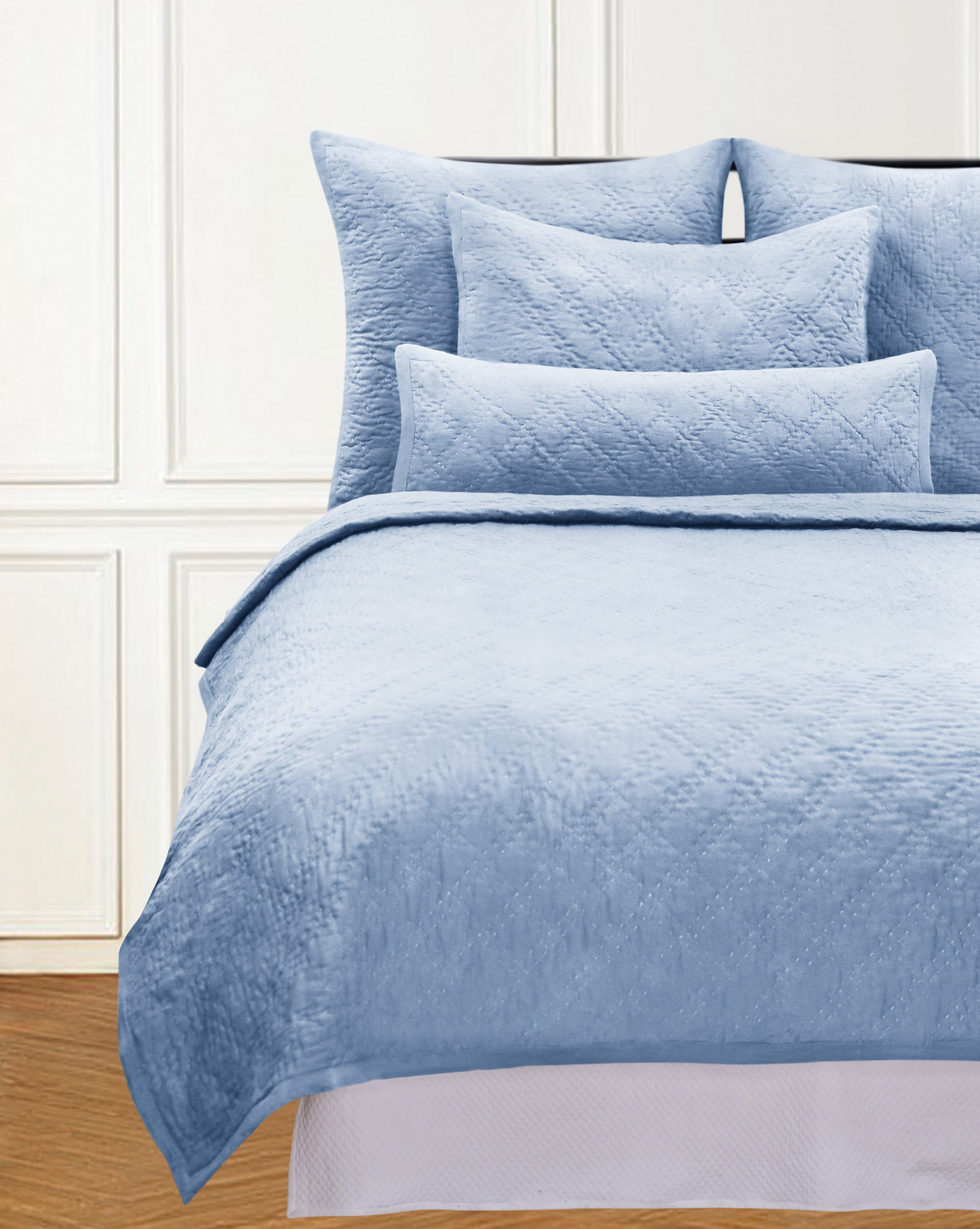 ZOE TWIN QUILT OCEAN BLUE