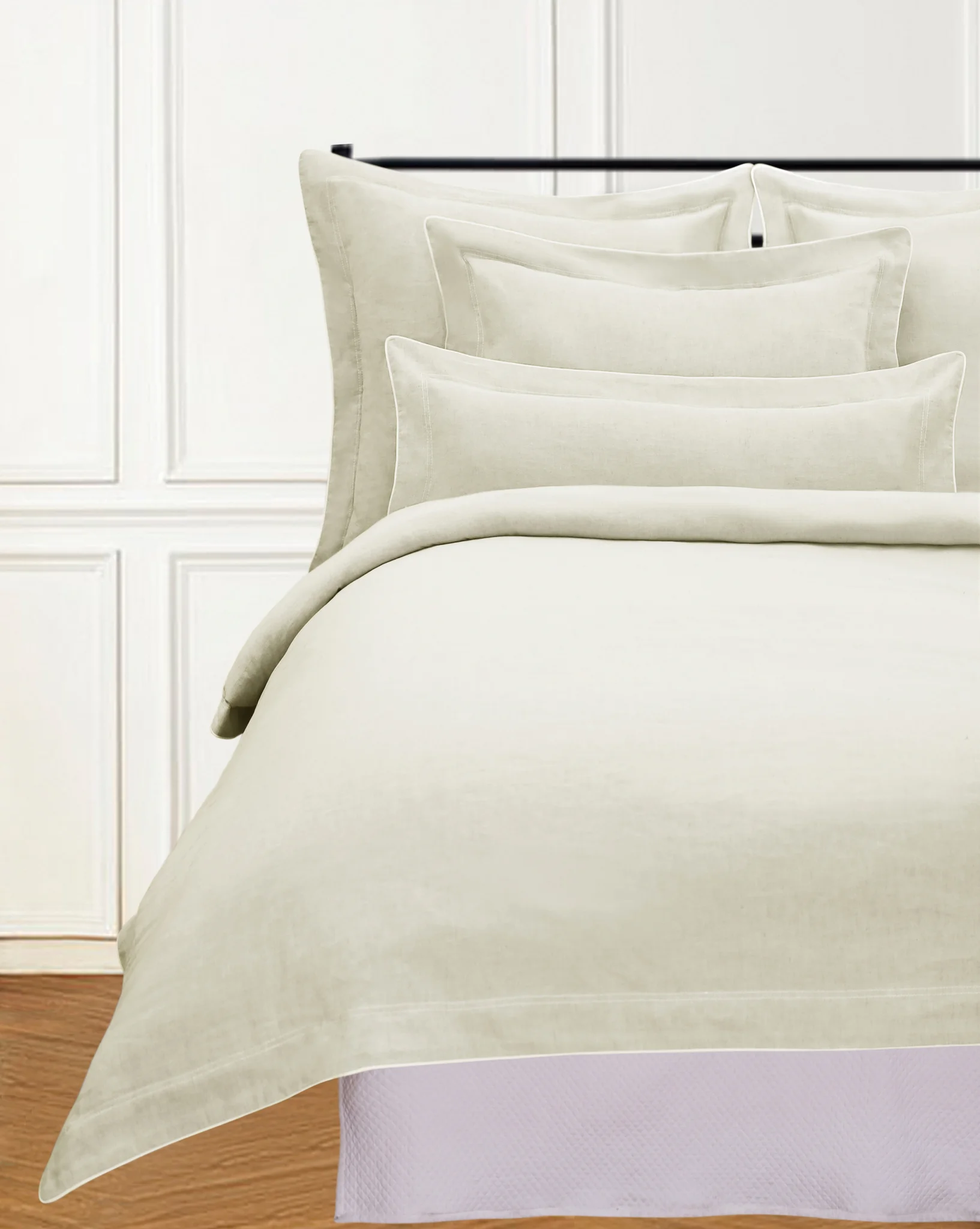 ARIANNA KING DUVET NATURAL W/ WHITE CORD