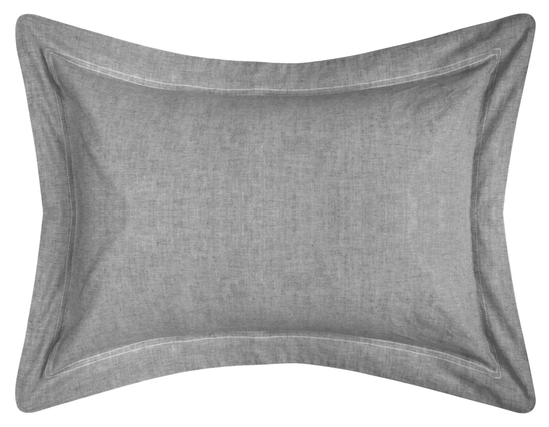 ARIANNA KING SHAM CHARCOAL W/ WHITE CORD