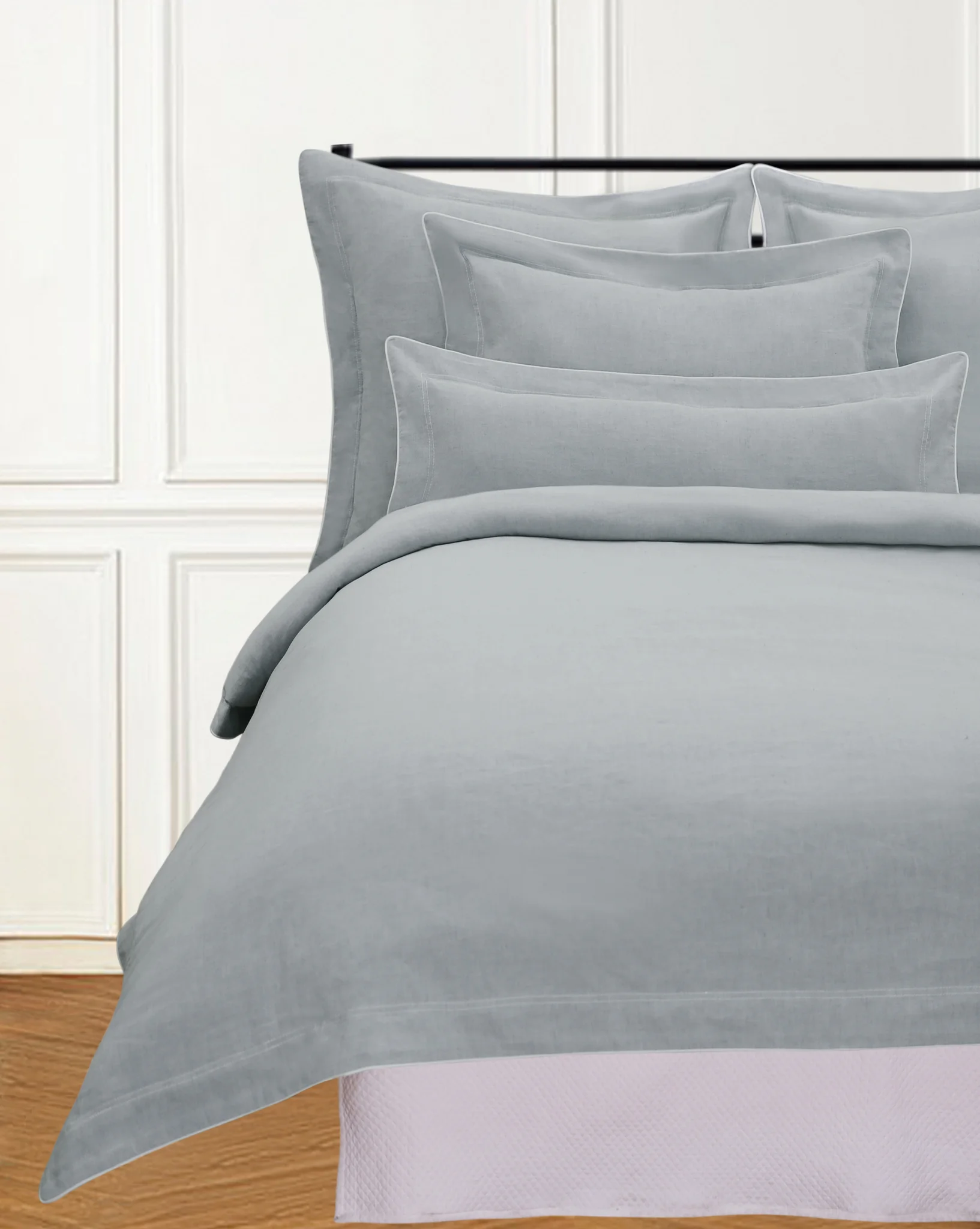 ARIANNA TWIN DUVET BLUE W/ BLACK CORD