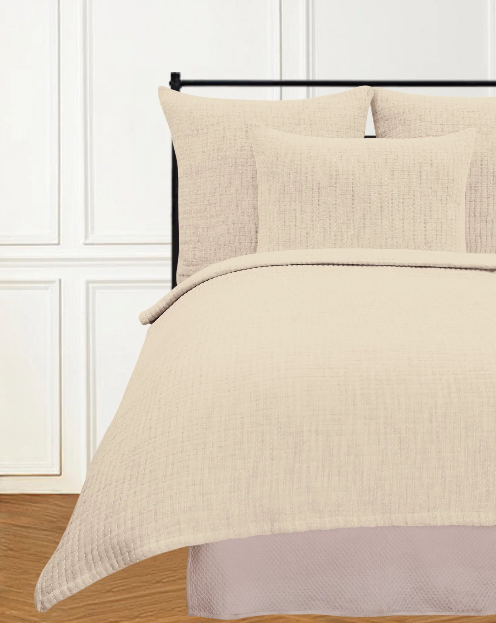 BRAYDEN KING COVERLET BEIGE
