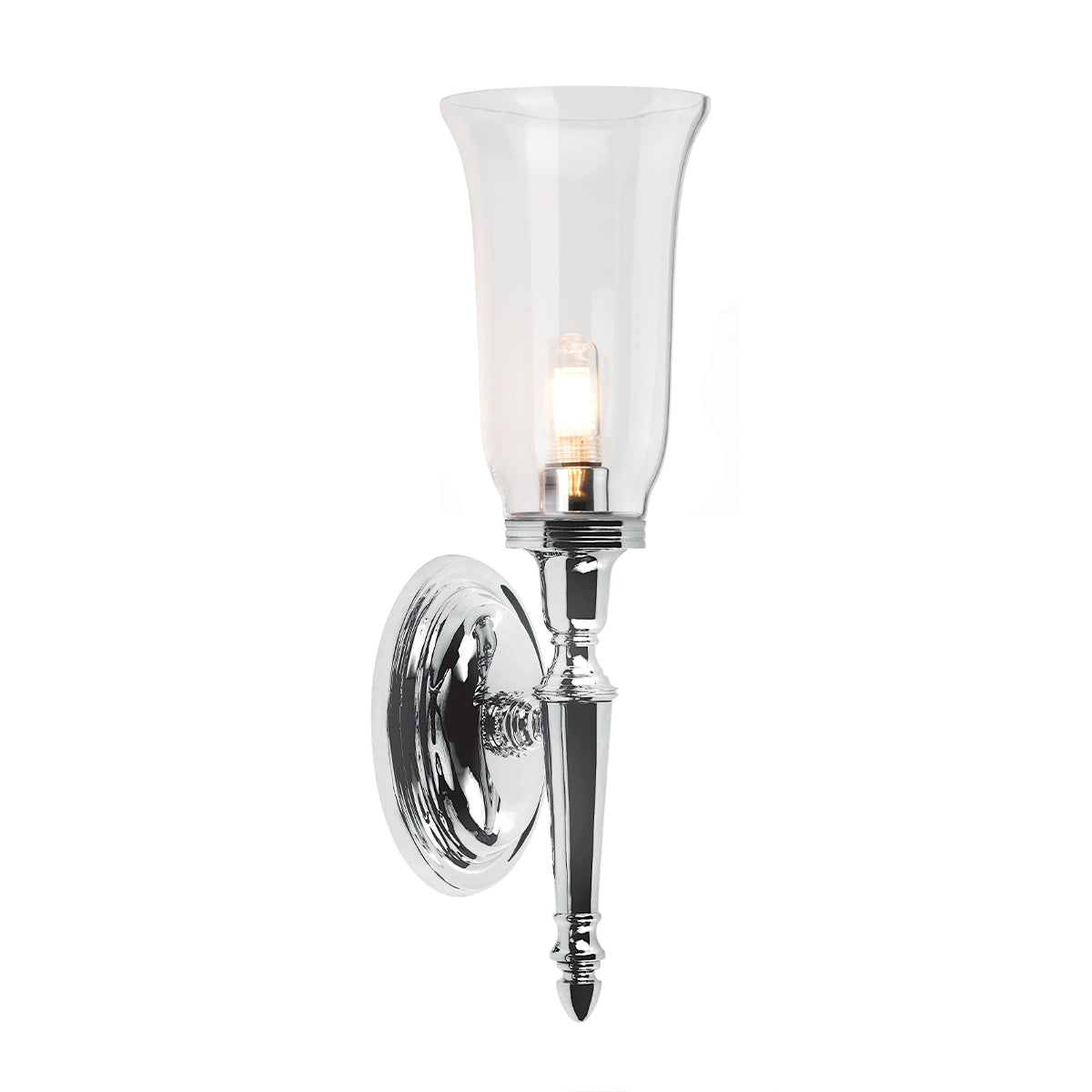 Dryden 1 Light Vanity in Polished Chrome