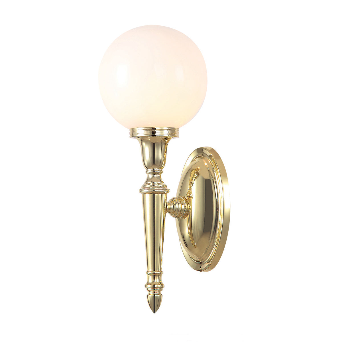 Dryden 1 Light Vanity in Polished Brass