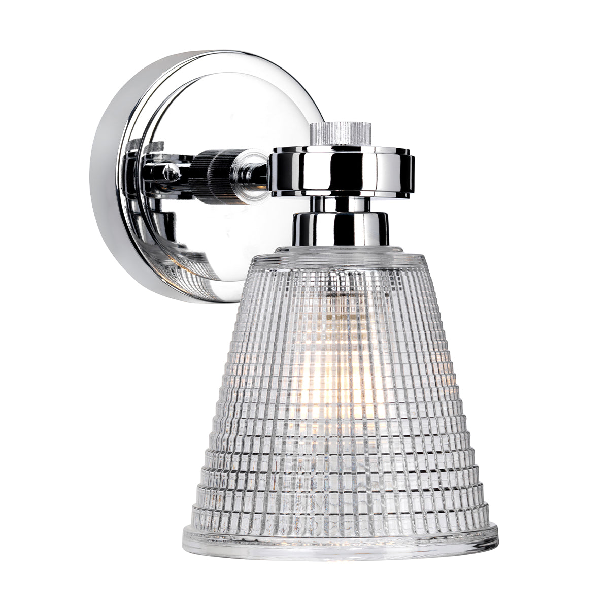 Gunnislake1 1 Light Vanity in Polished Chrome