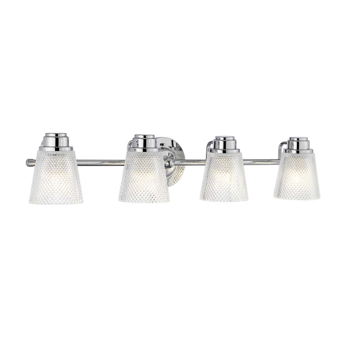 Hudson 4 Light Vanity in Polished Chrome