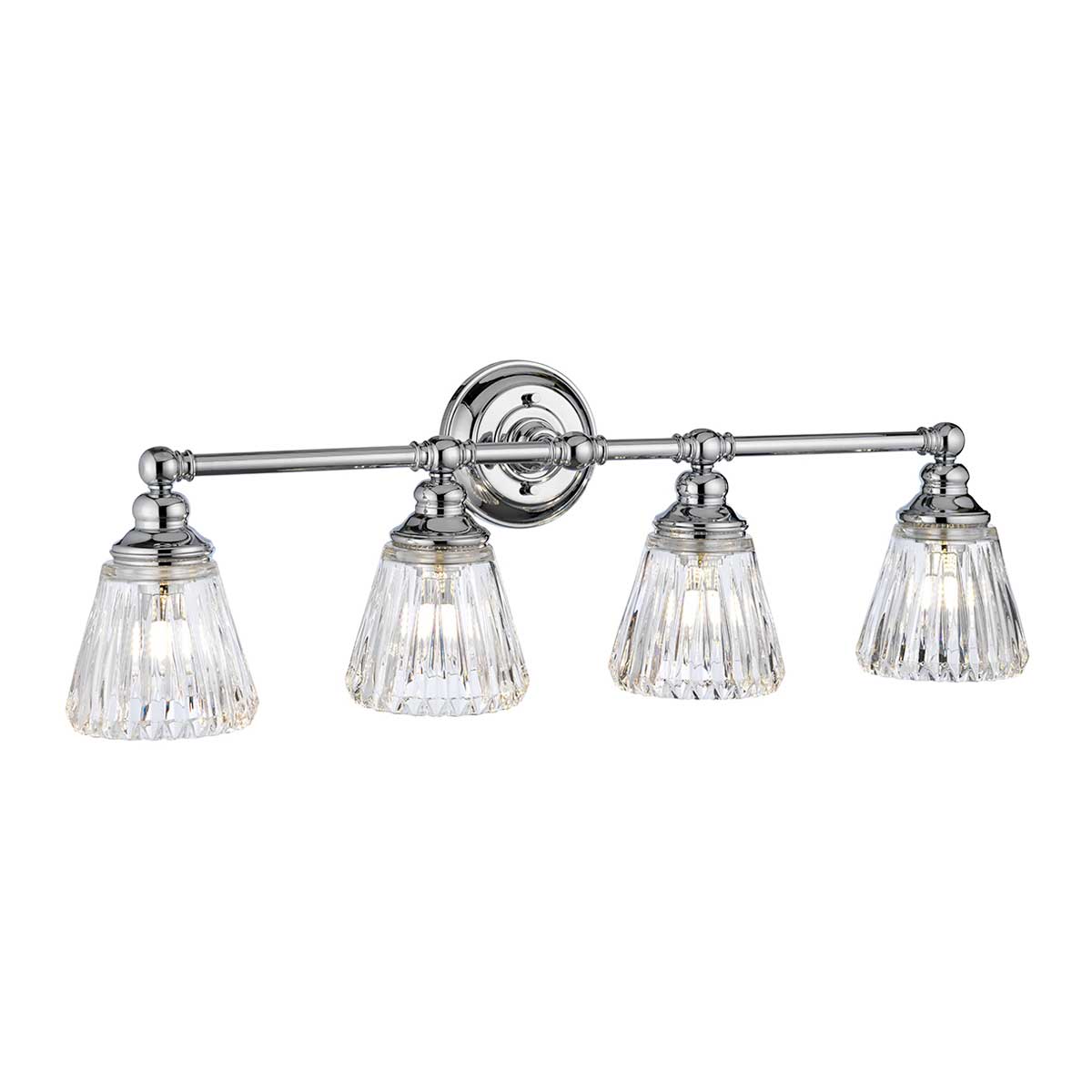 Keynes 4 Light Vanity in Polished Chrome