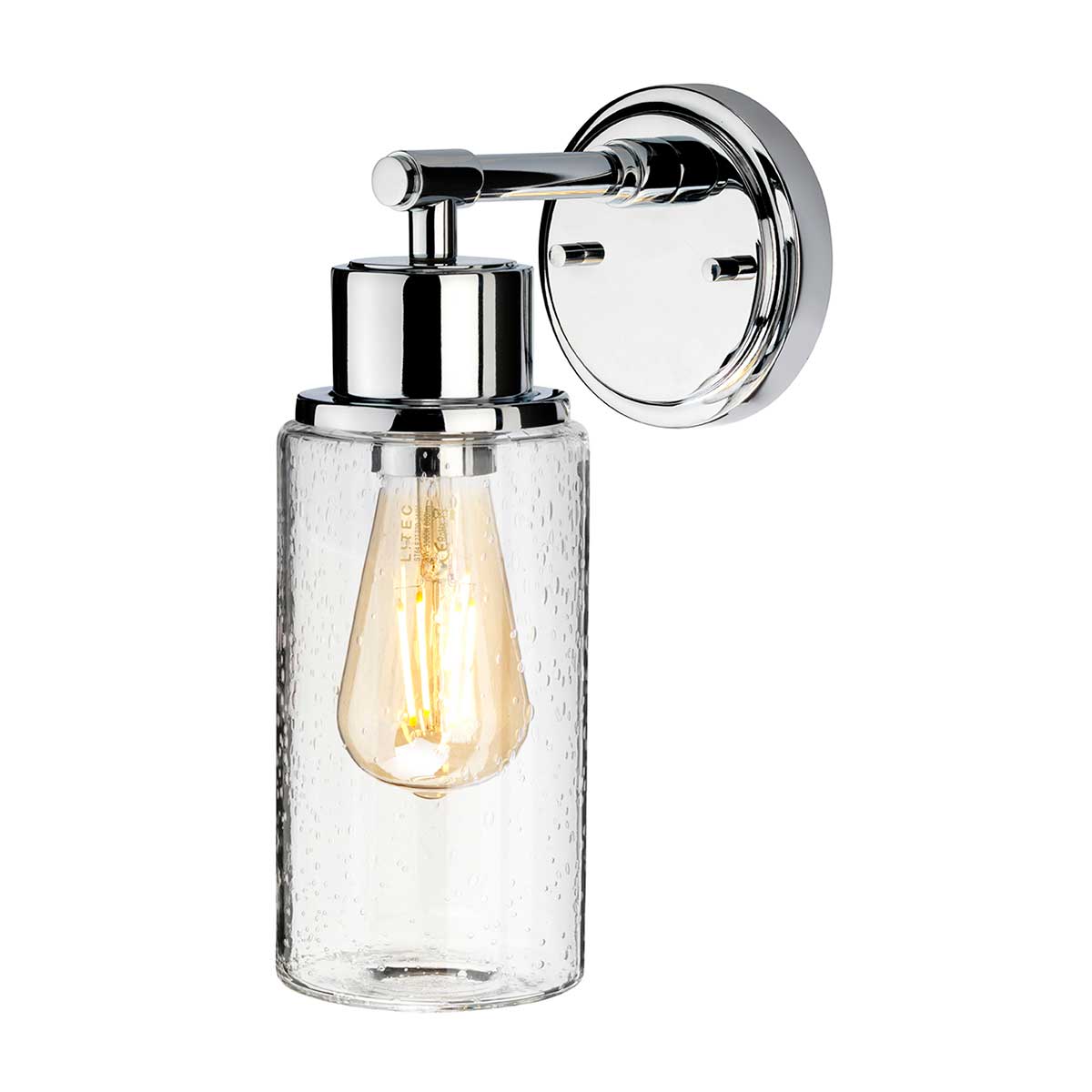 Morvah 1 Light Vanity in Polished Chrome