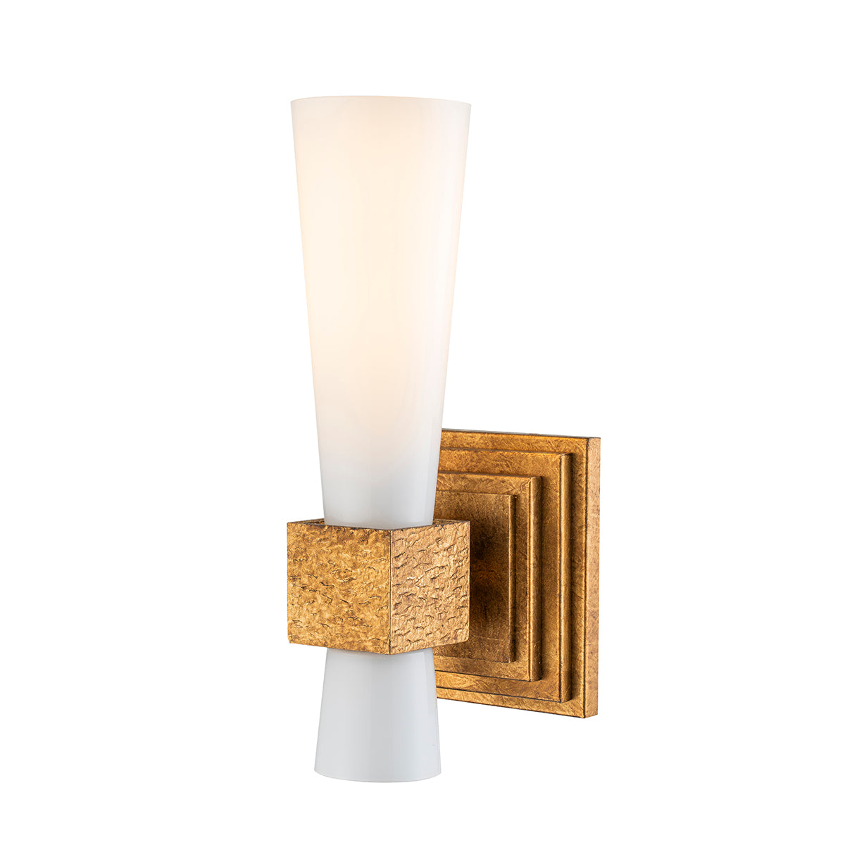 Kristy 1 Light Vanity in Antiqued Gold