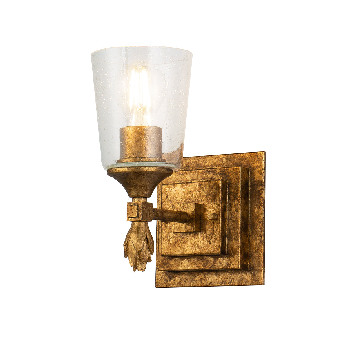VETIVER 1 SCONCE GOLD