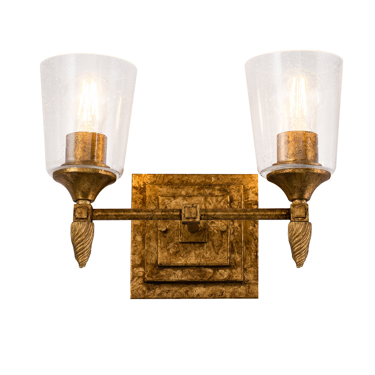 Vetiver 2 Light Vanity In Gold