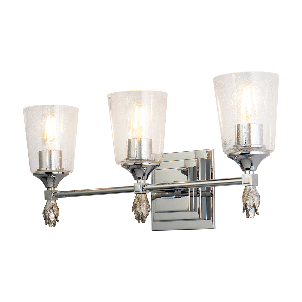 Vetiver 3 Vanity in Polished Chrome & Silver
