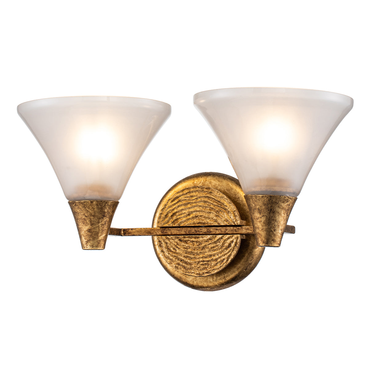 Lemoine 2 Light Vanity in Gold