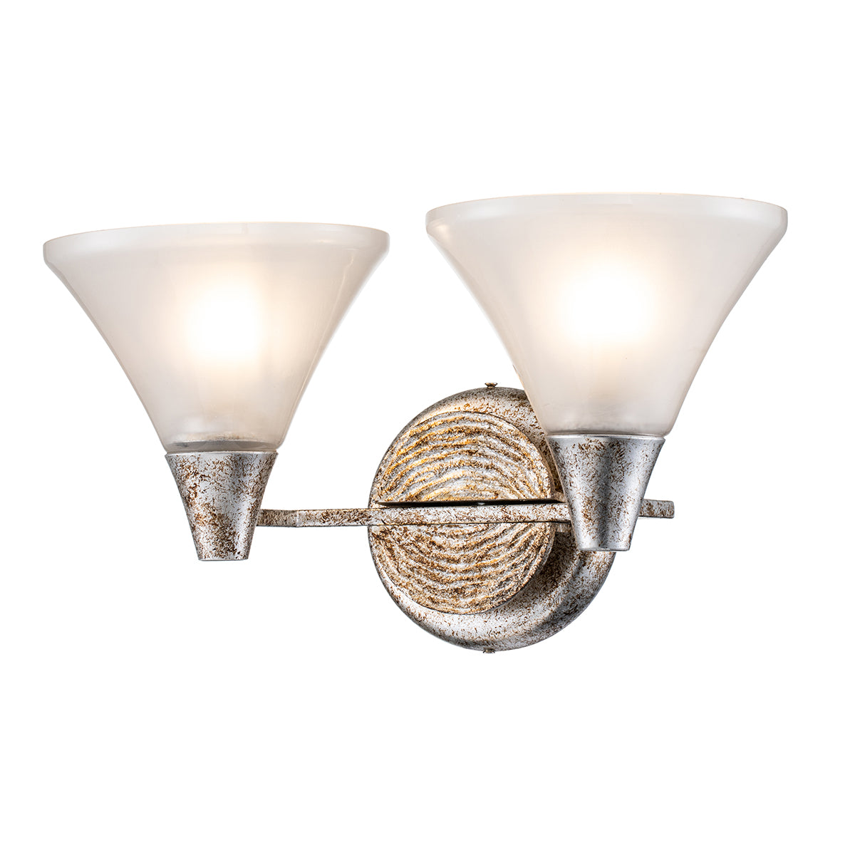 Lemoine 2 Light Vanity in Silver