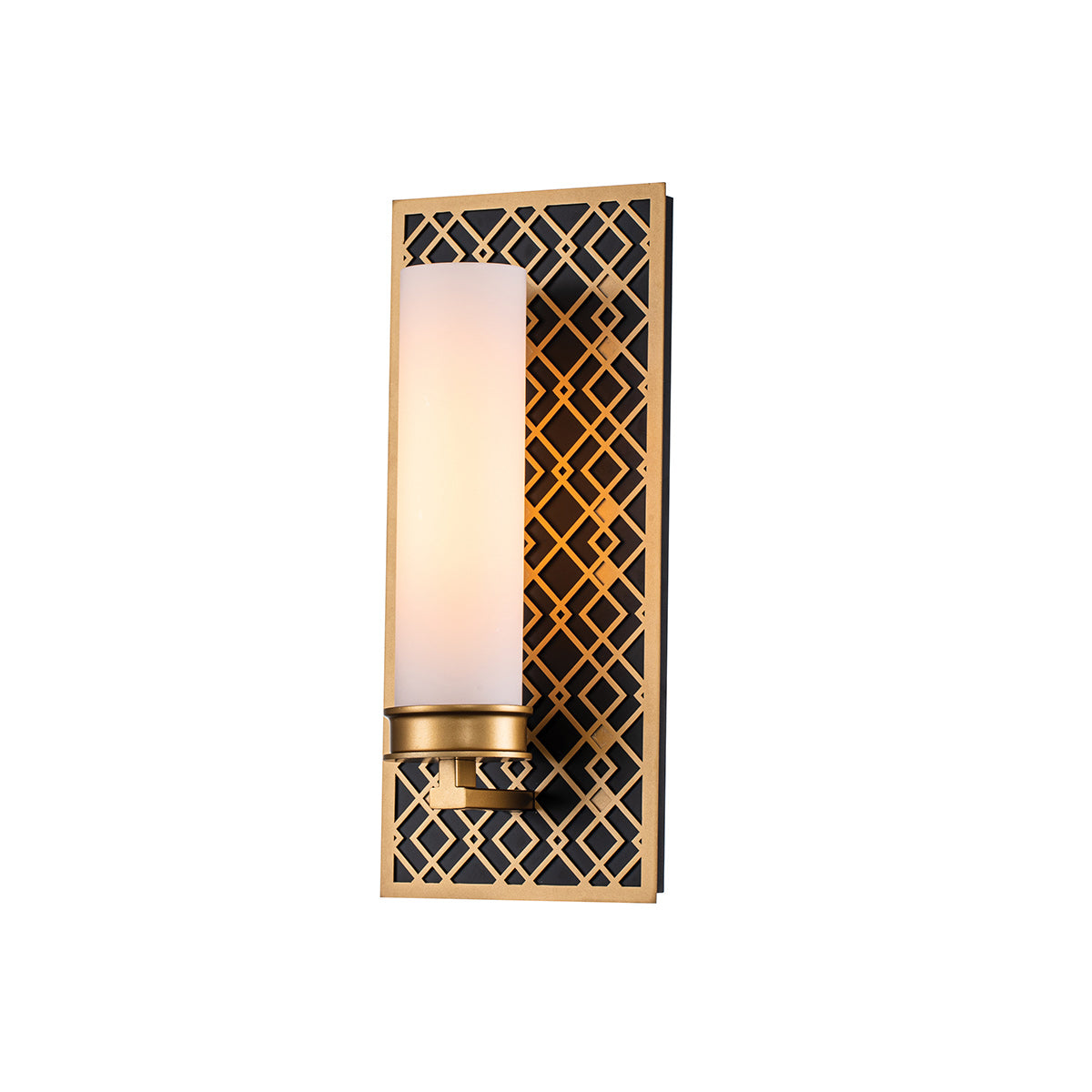 Ziggy 1 Light Vanity in Lacquered Gold