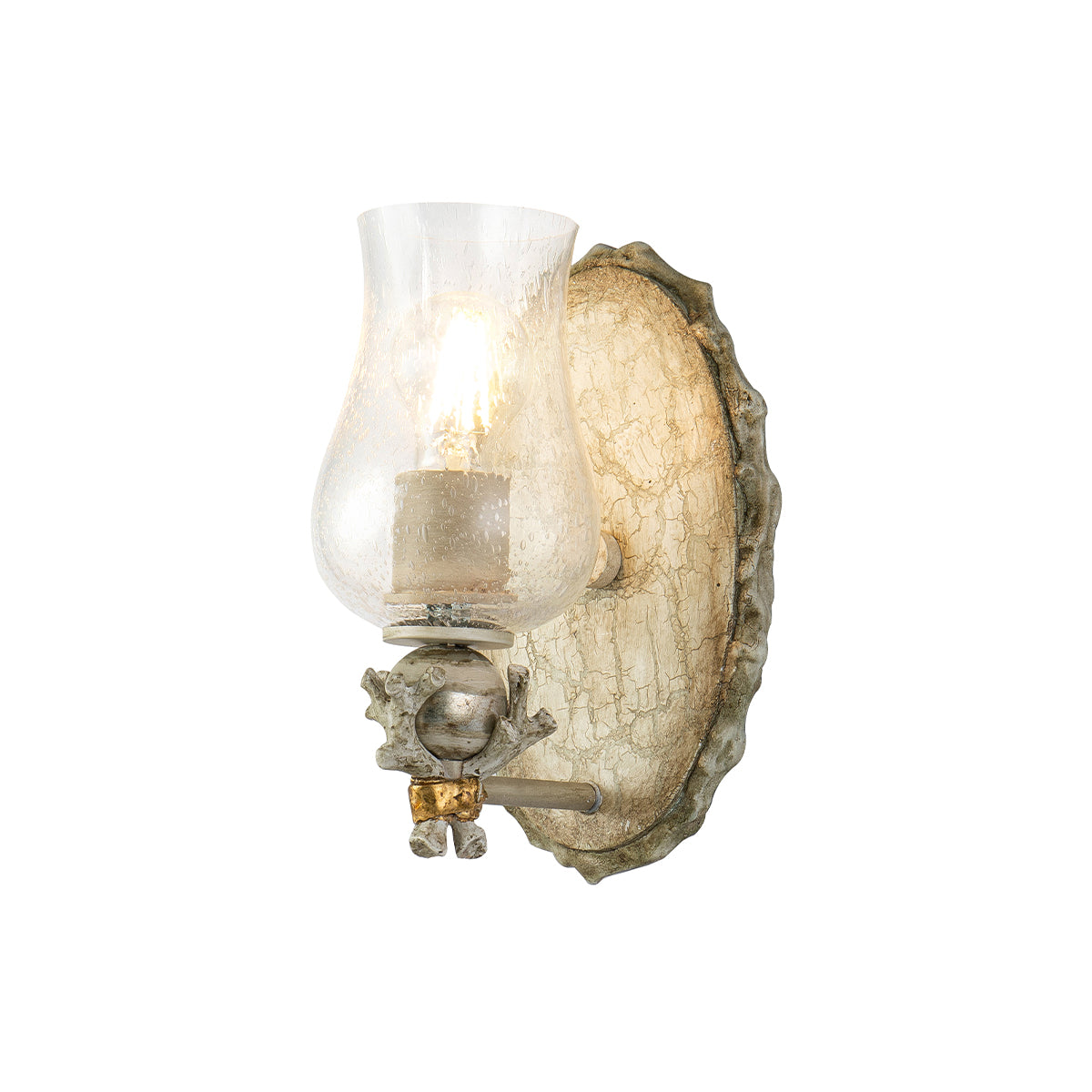 Trellis 1 Light Vanity In Bone