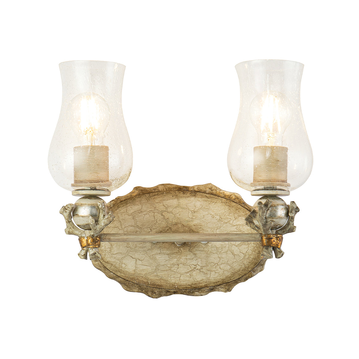 Trellis 2 Light Vanity In Bone