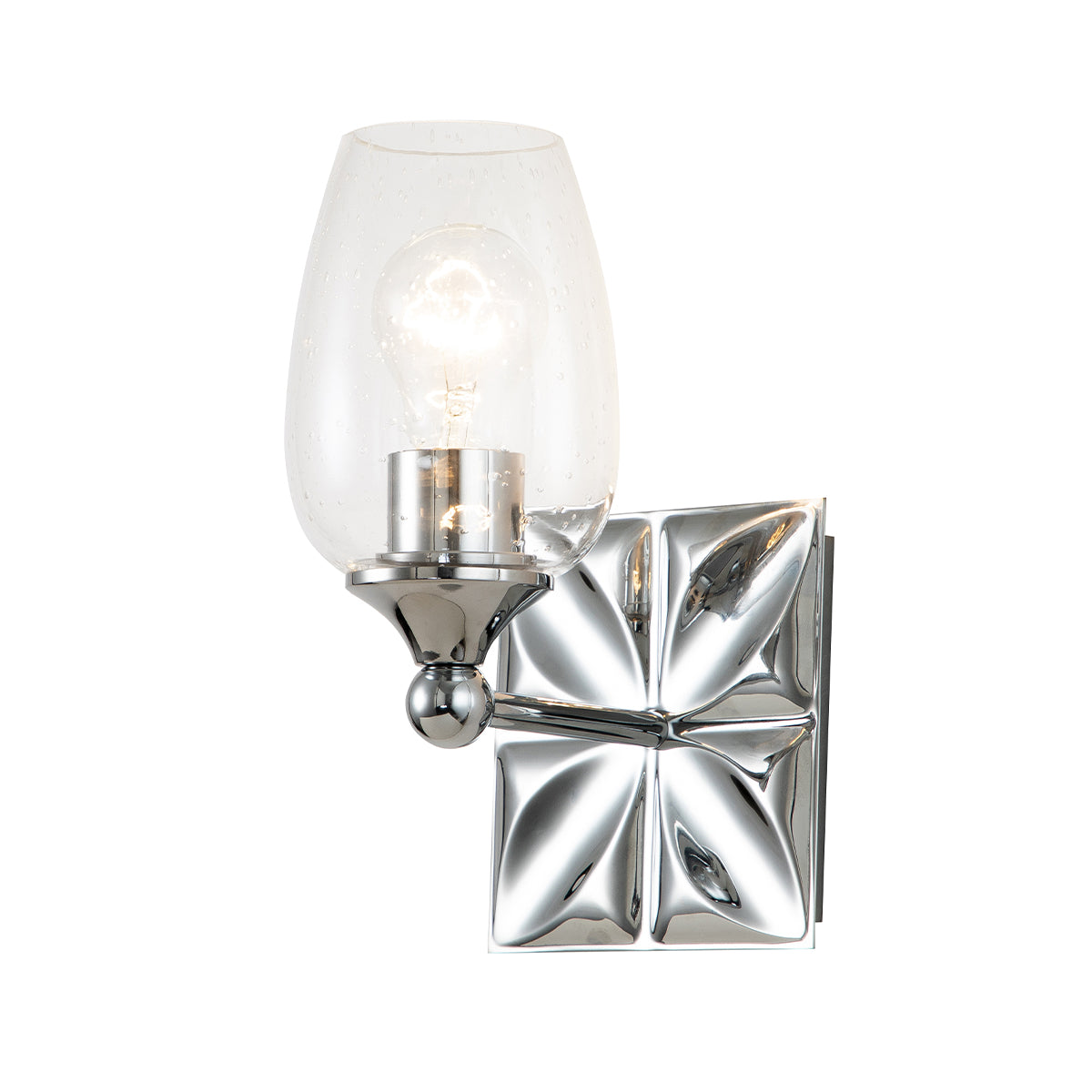 Epsilon Modern 1 Light Vanity in Polished Chrome