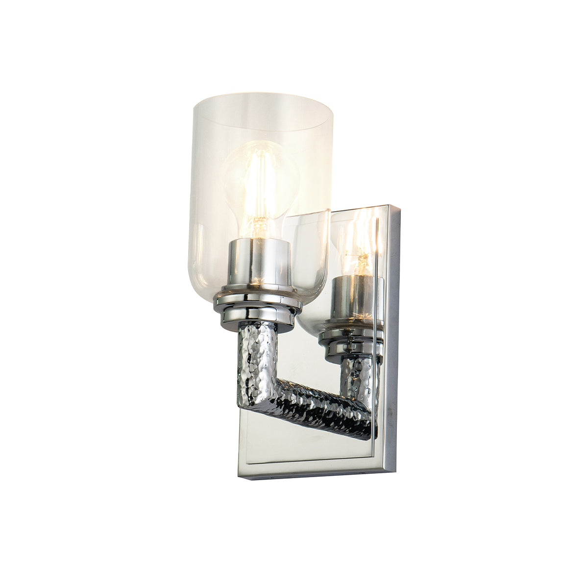 Rampart 1 Light Vanity in Polished Chrome