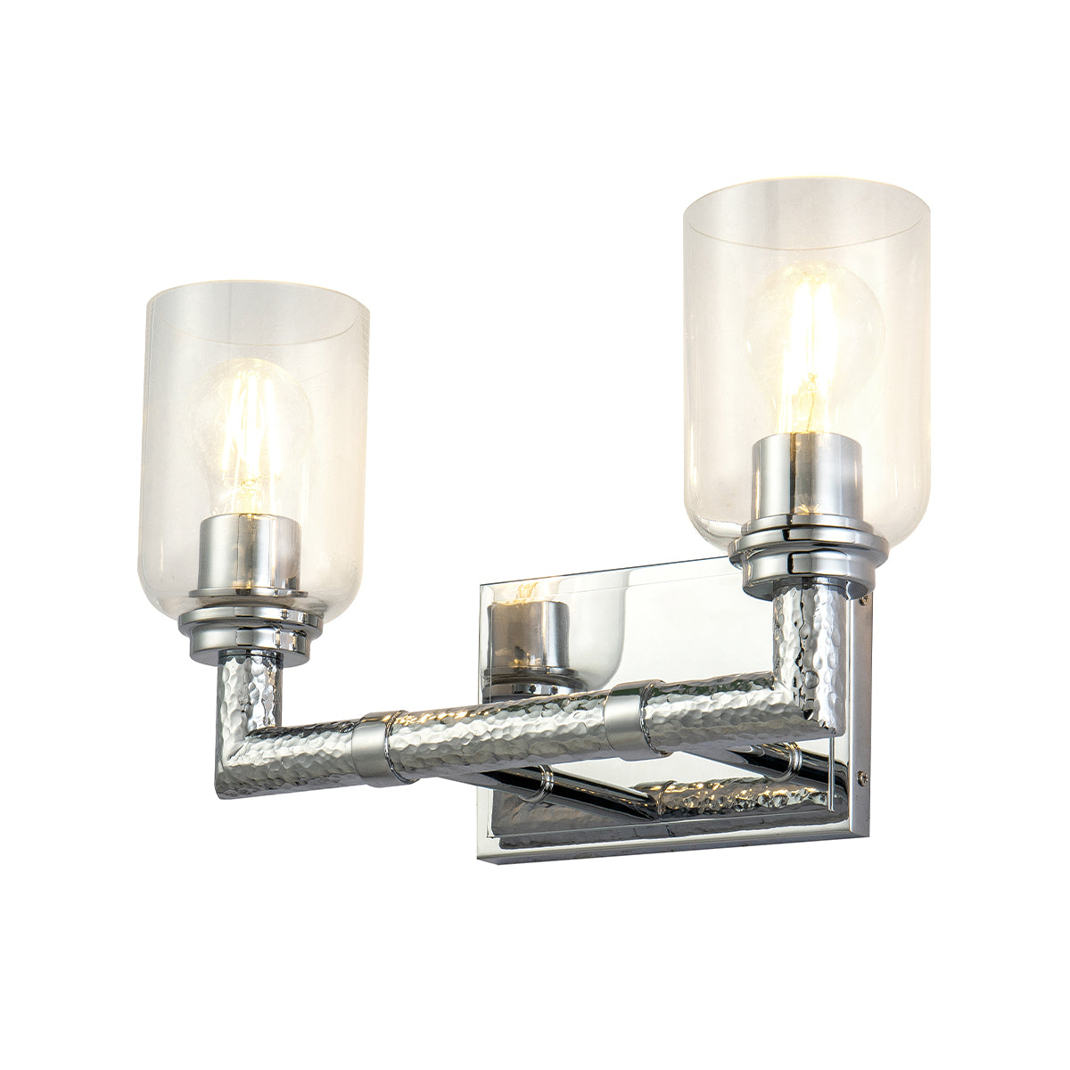 Rampart 2 Light Vanity in Polished Chrome