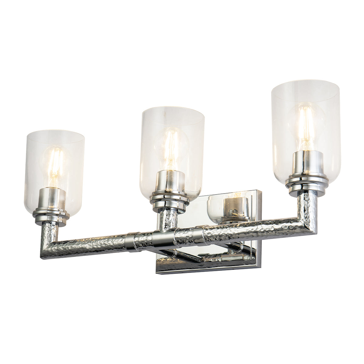 Rampart 3 Light Vanity in Polished Chrome