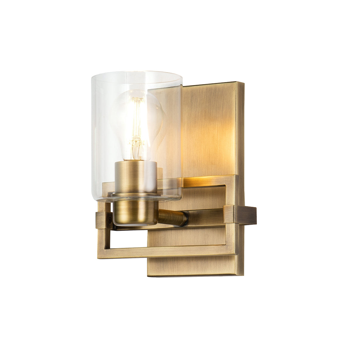 Estes 1 Light Sconce In Aged Brass