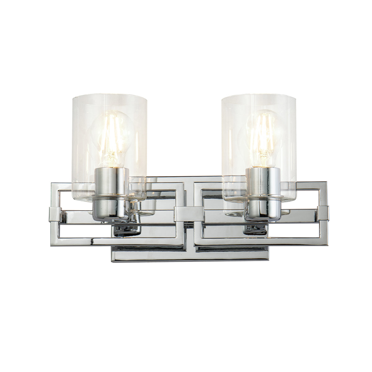 Estes 2 Light Vanity in Polished Chrome