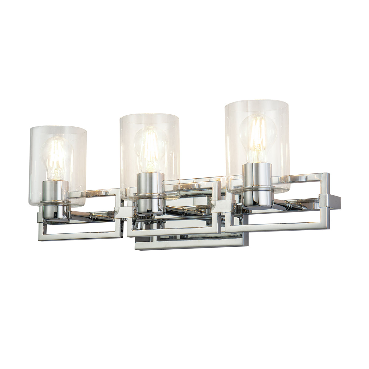 Estes 3 Light Vanity in Polished Chrome