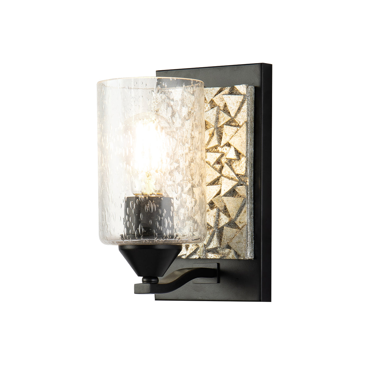 Bocage 1 Vanity in Matte Black And Silver