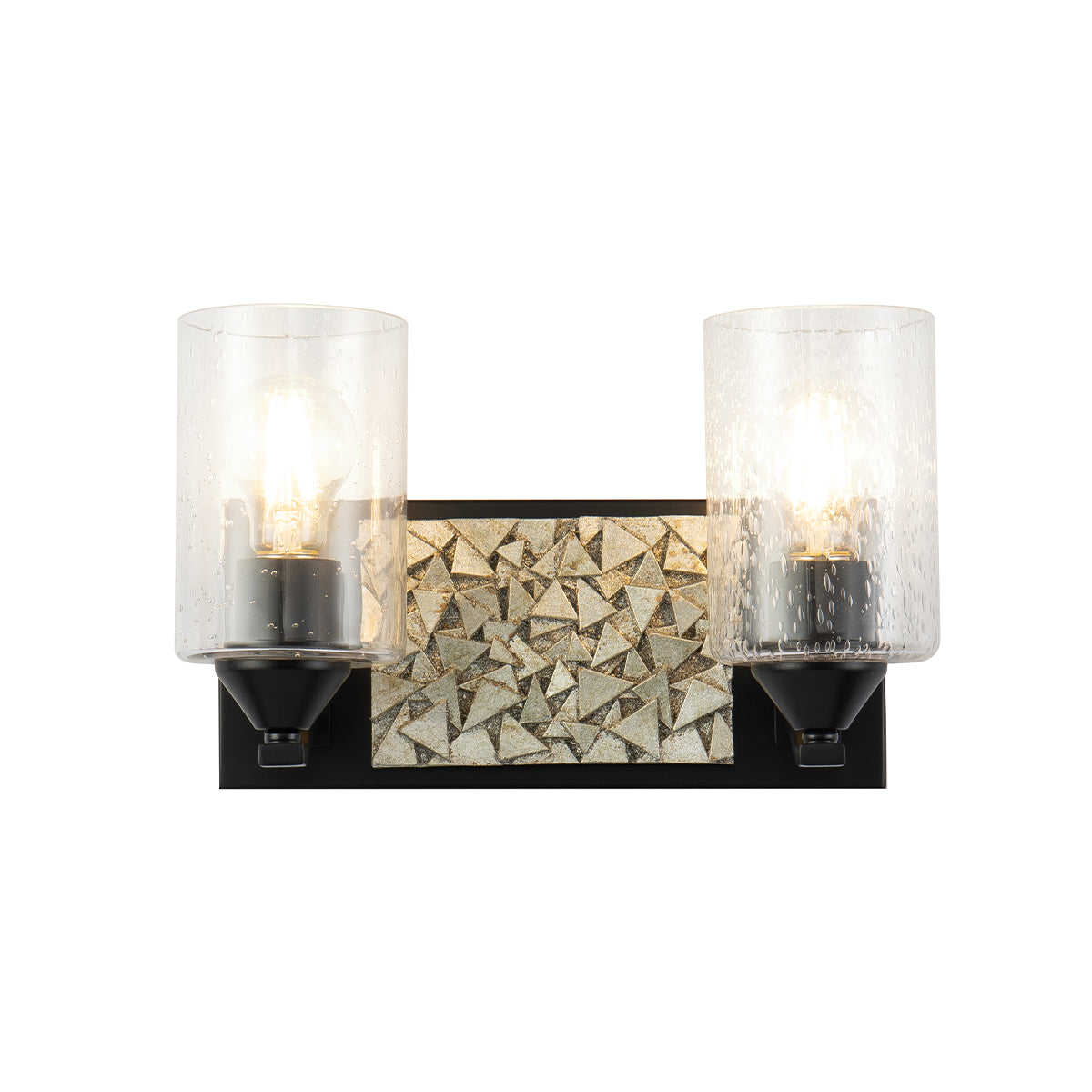 Bocage 2 Vanity in Matte Black And Silver