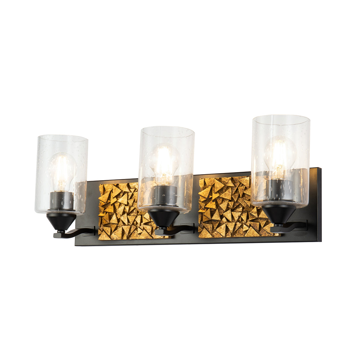Bocage 3 Vanity in Matte Black And Gold