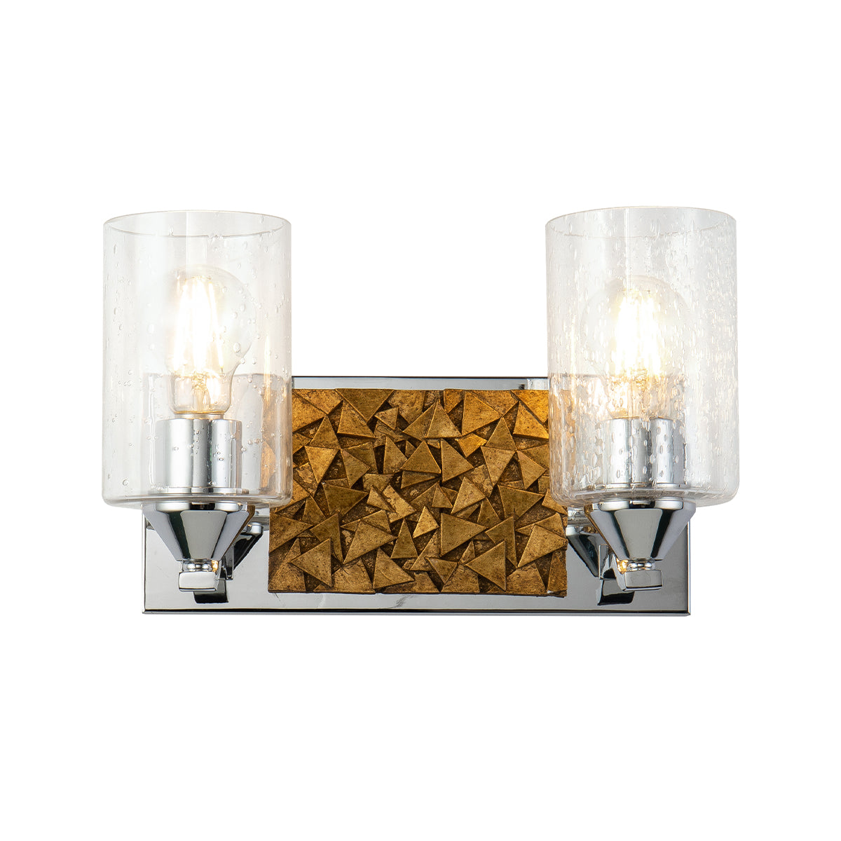 Bocage 2 Vanity in Polished Chrome And Gold