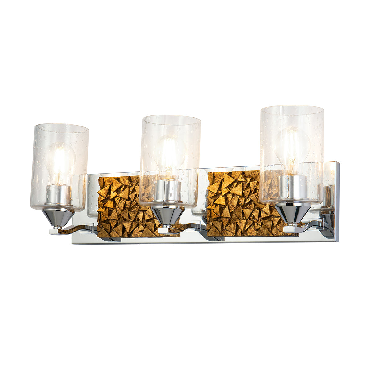 Bocage 3 Vanity in Polished Chrome And Gold