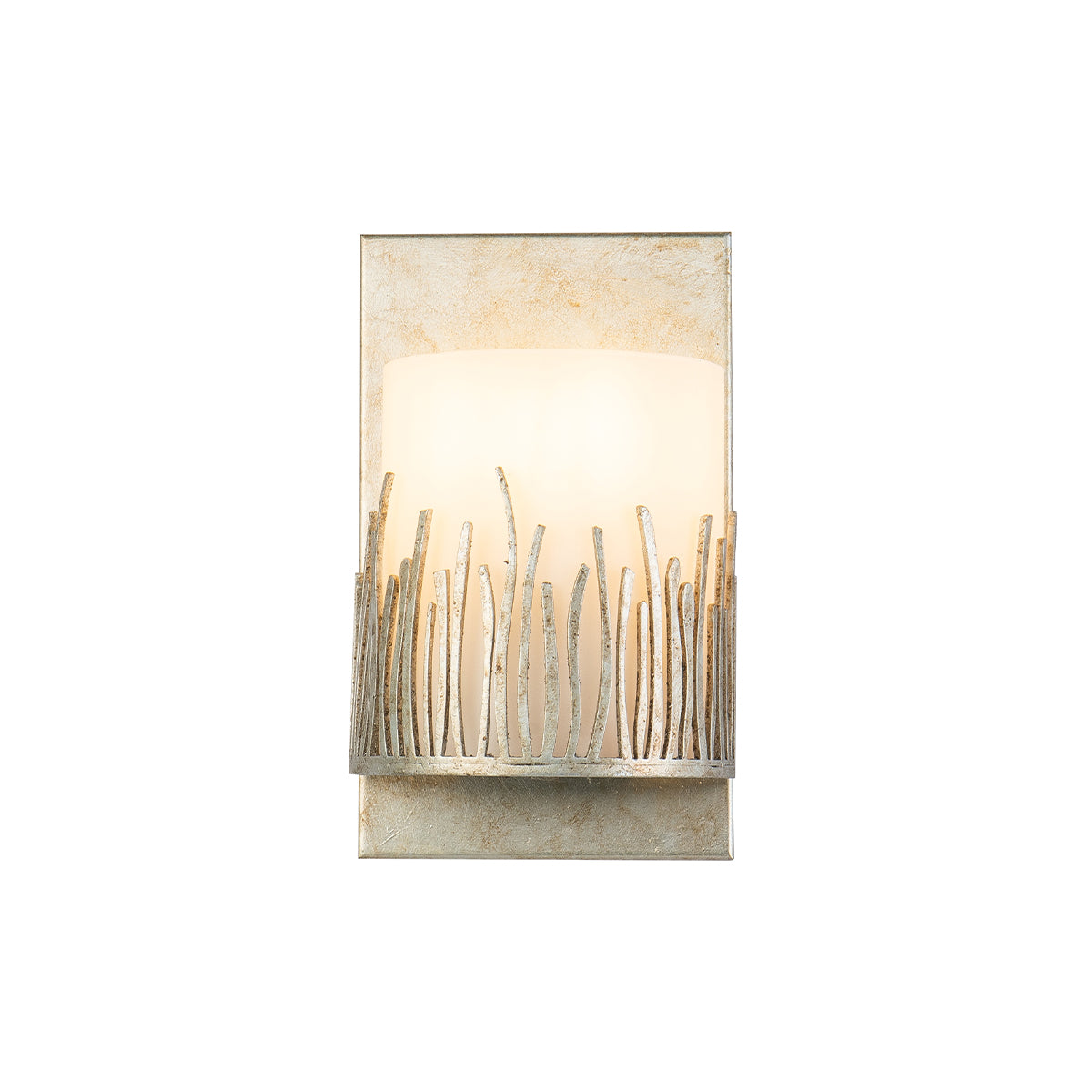 Sawgrass 1 Light Vanity in Distressed Silver
