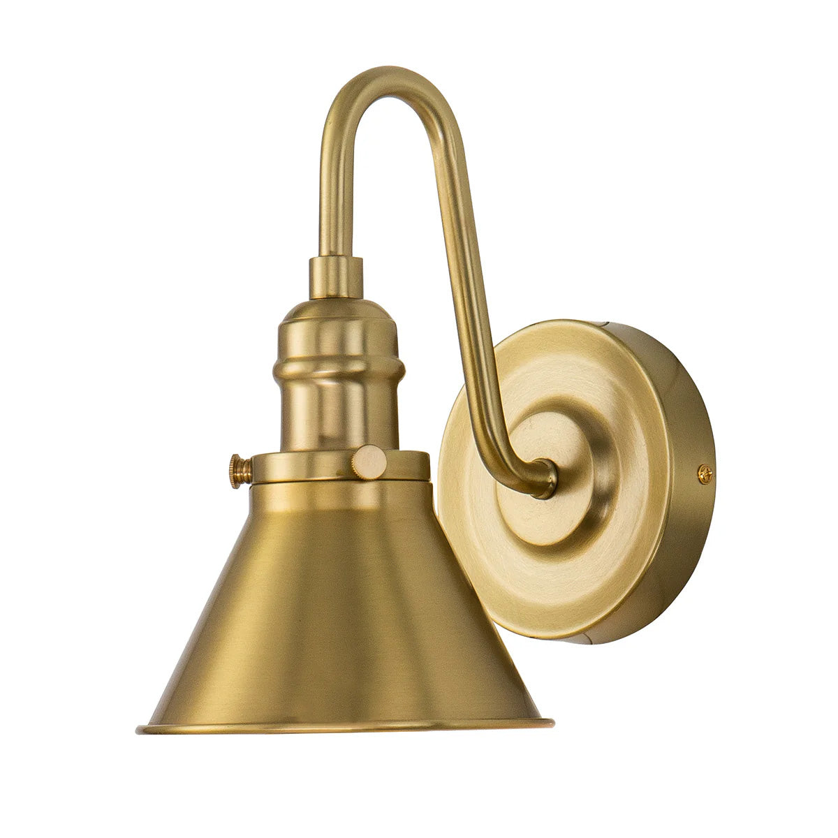Provence 1 Light Vanity in Aged Brass