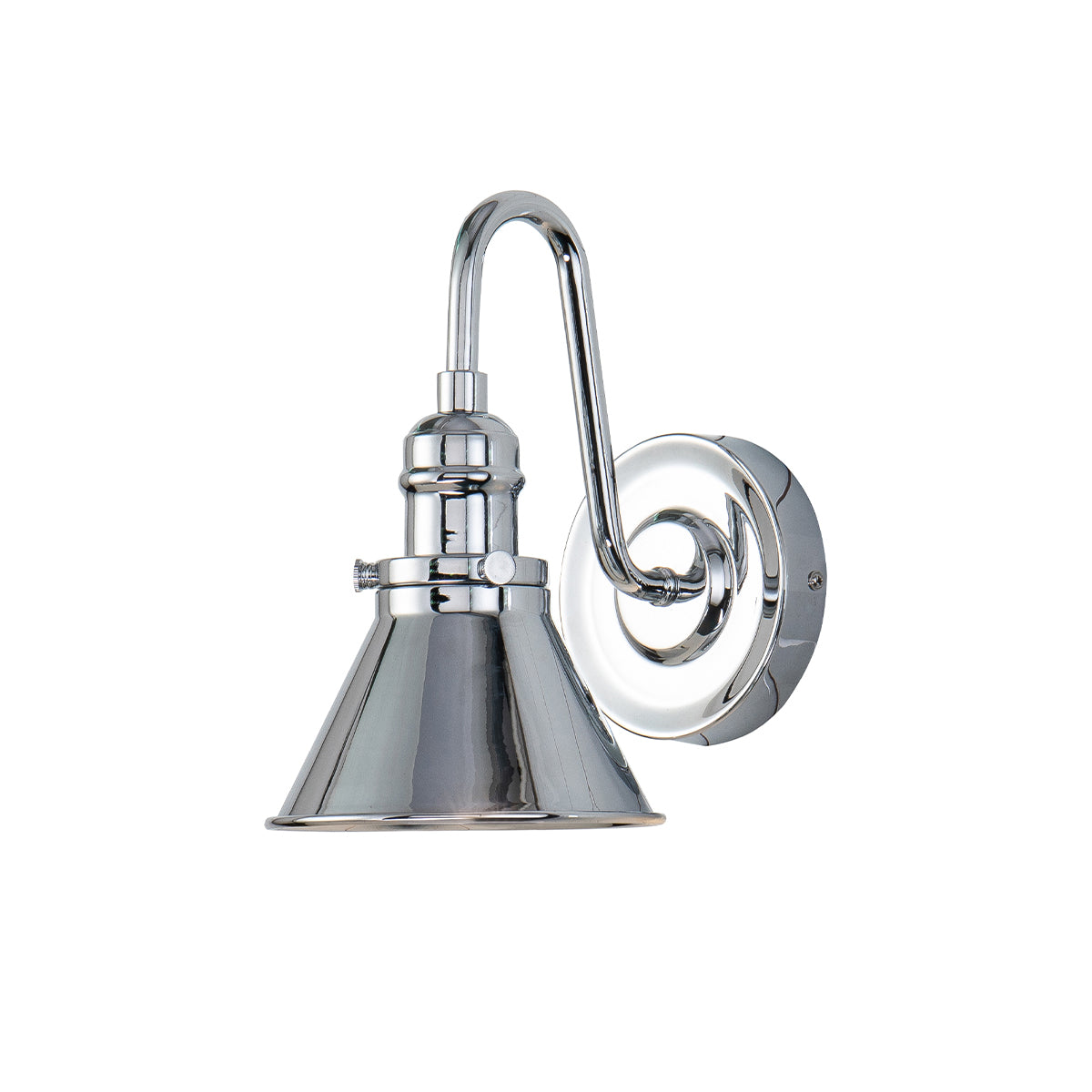 Provence 1 Light Vanity in Polished Chrome