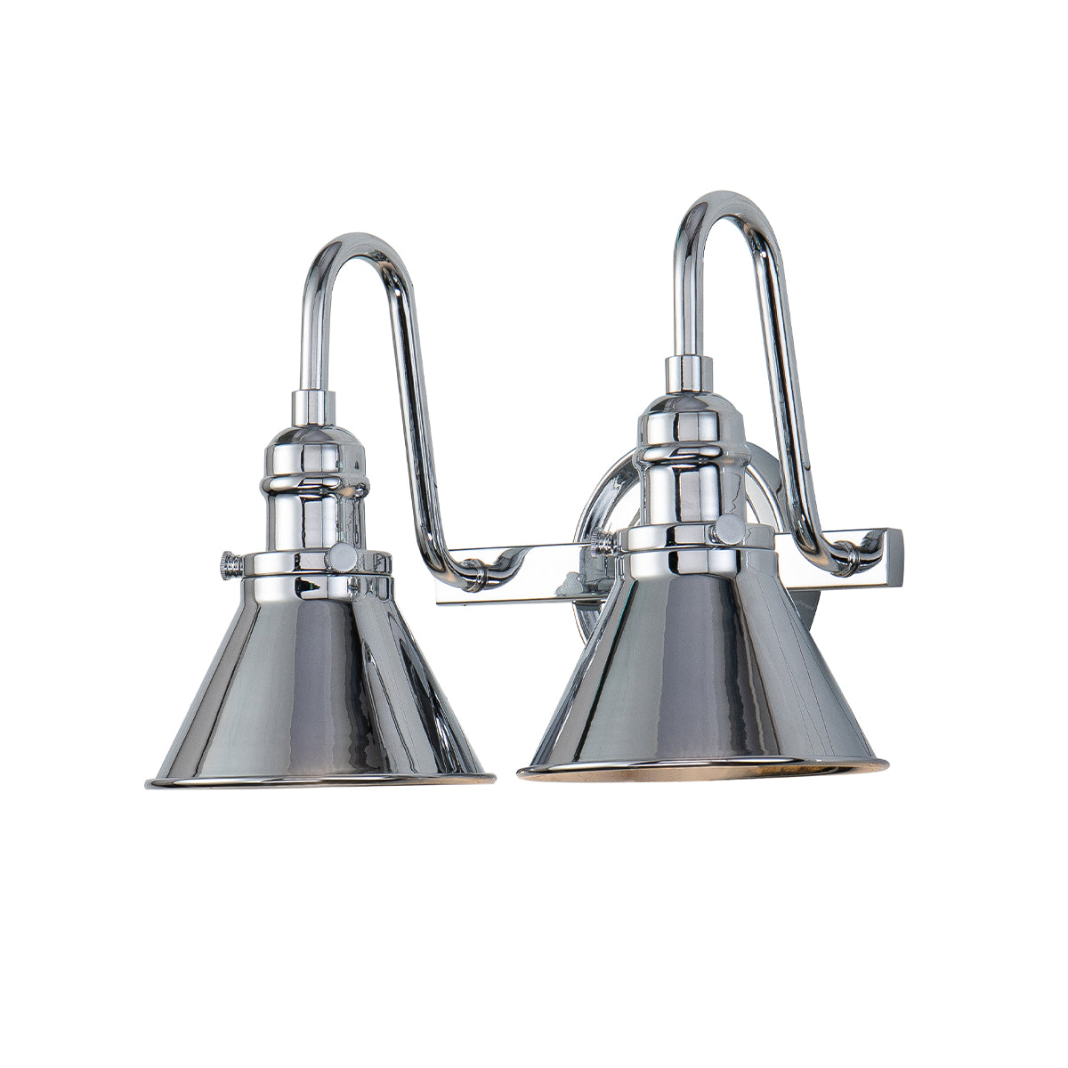 Provence 2 Light Vanity in Polished Chrome