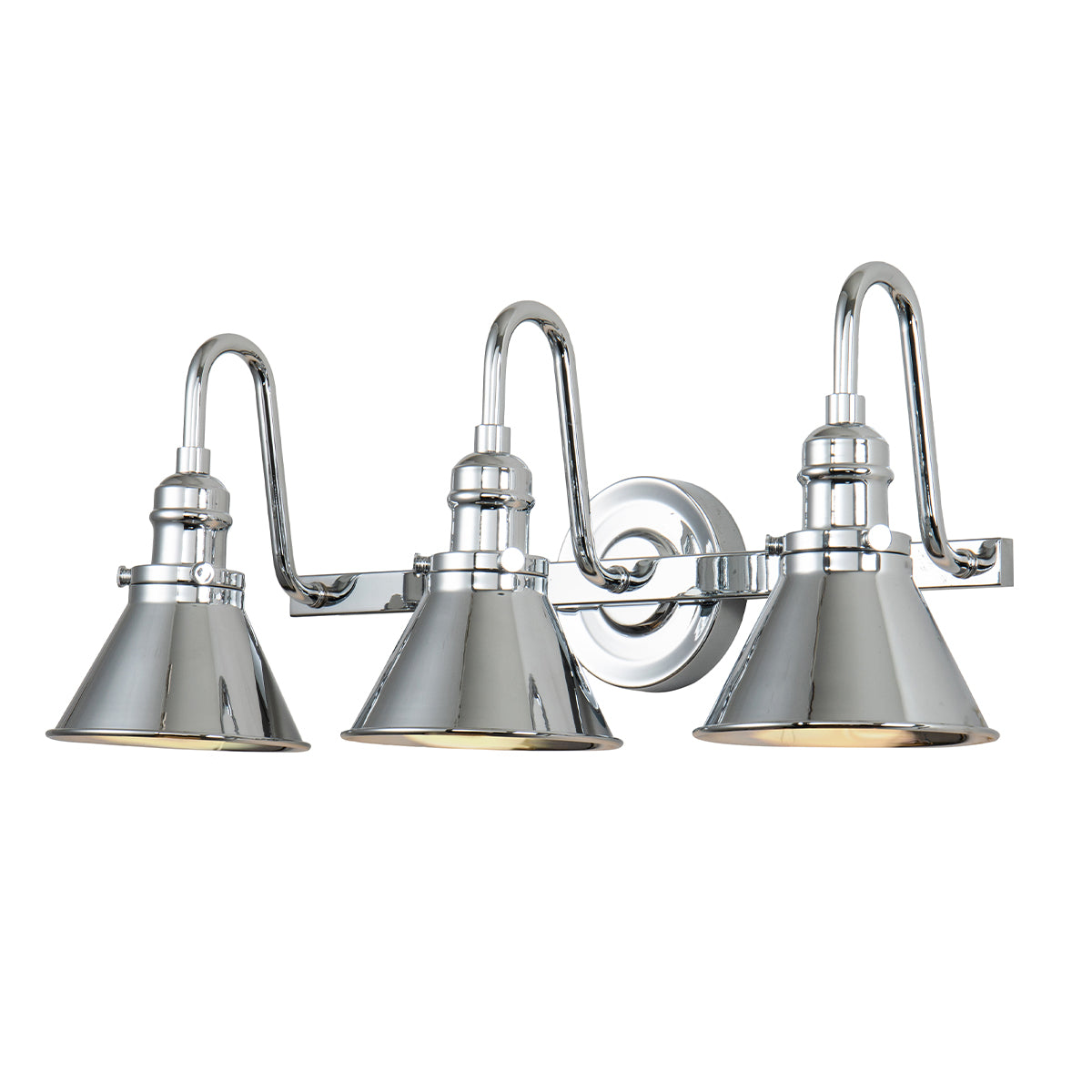 Provence 3 Light Vanity in Polished Chrome