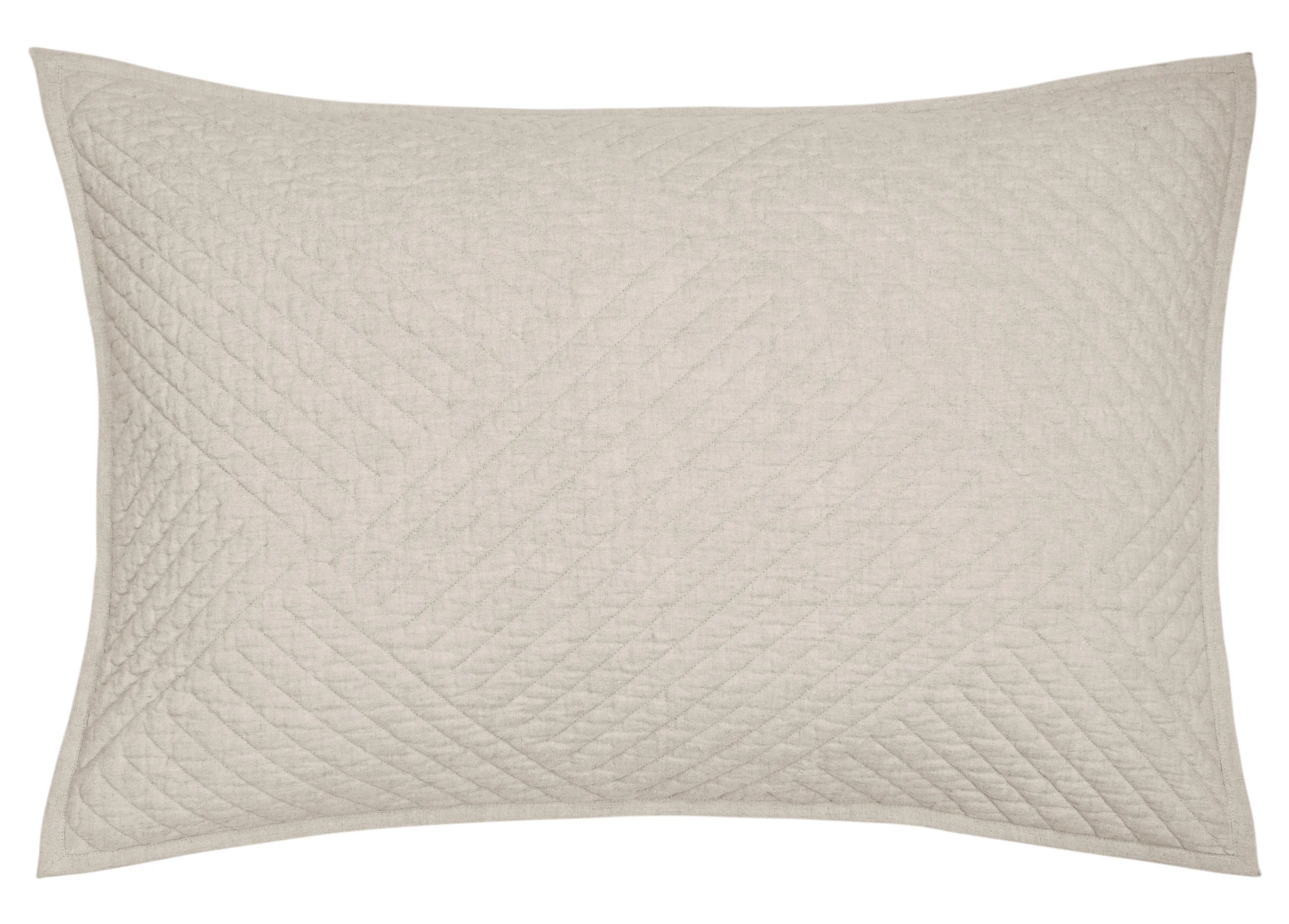 CHARLOTTE KING SHAM NATURAL