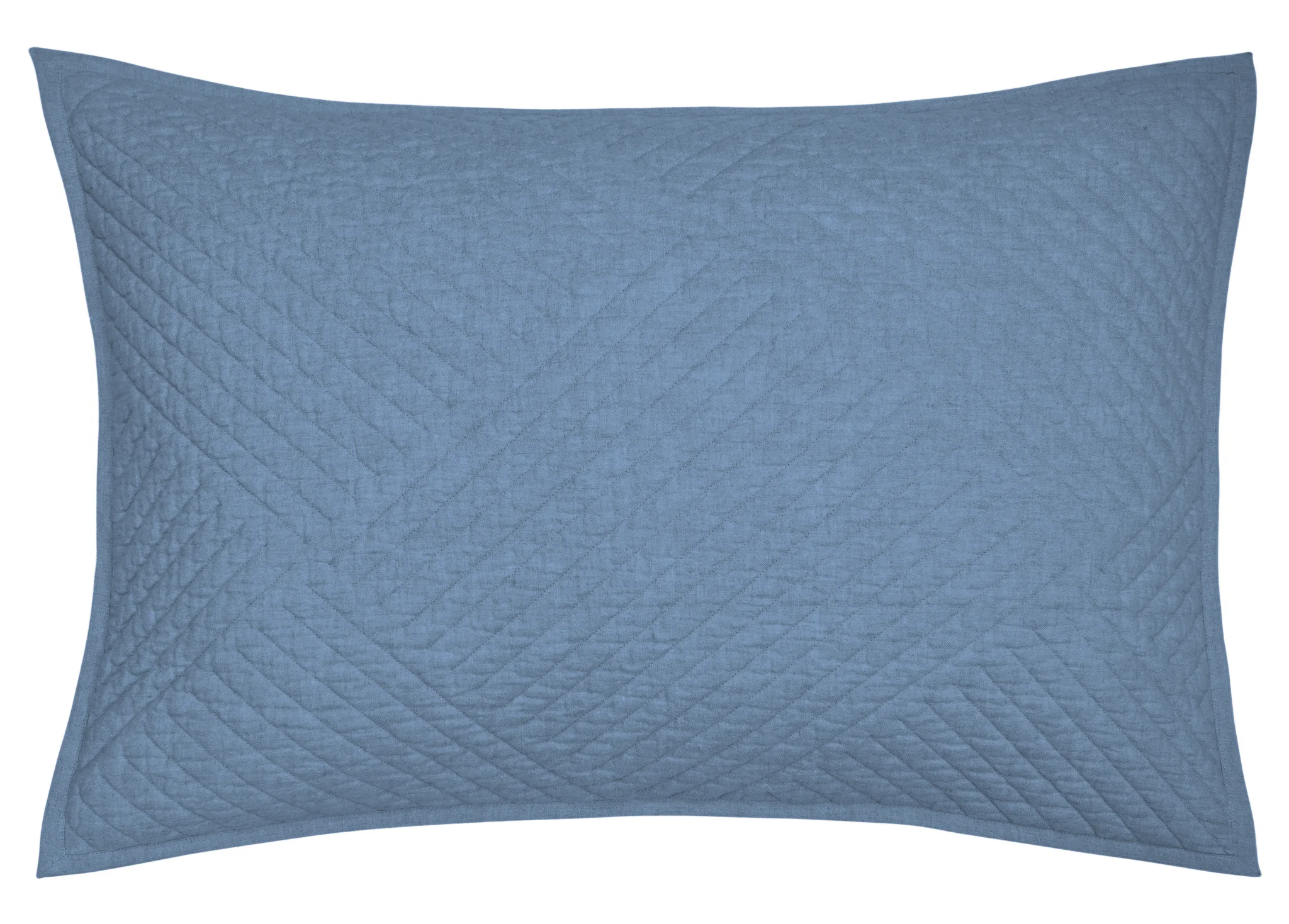 CHARLOTTE KING SHAM OCEAN BLUE